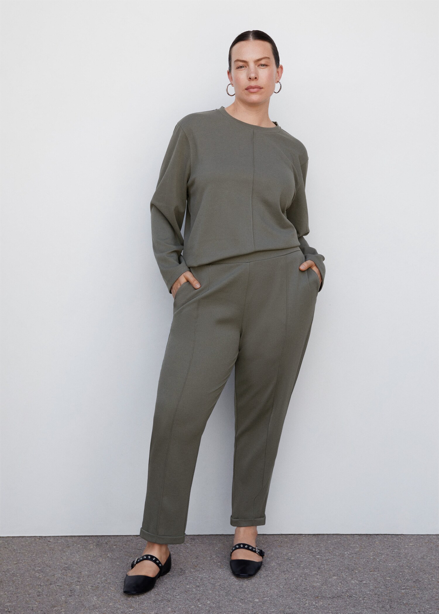Decorative stitching sweatshirt - Детальніше про товар 3