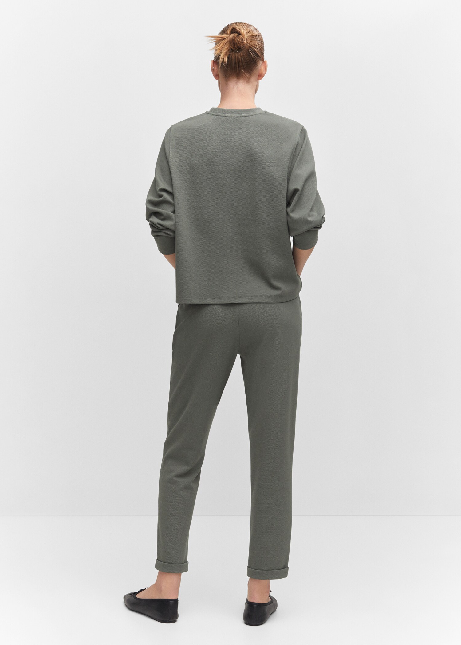 Decorative stitching sweatshirt - Зворотна сторона товару