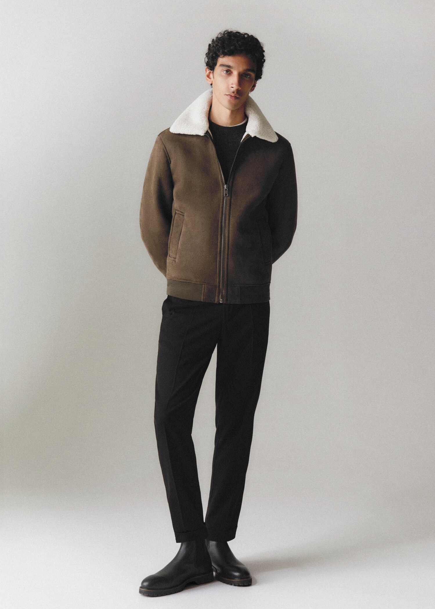 Shearling-lined jacket - Details of the article 5