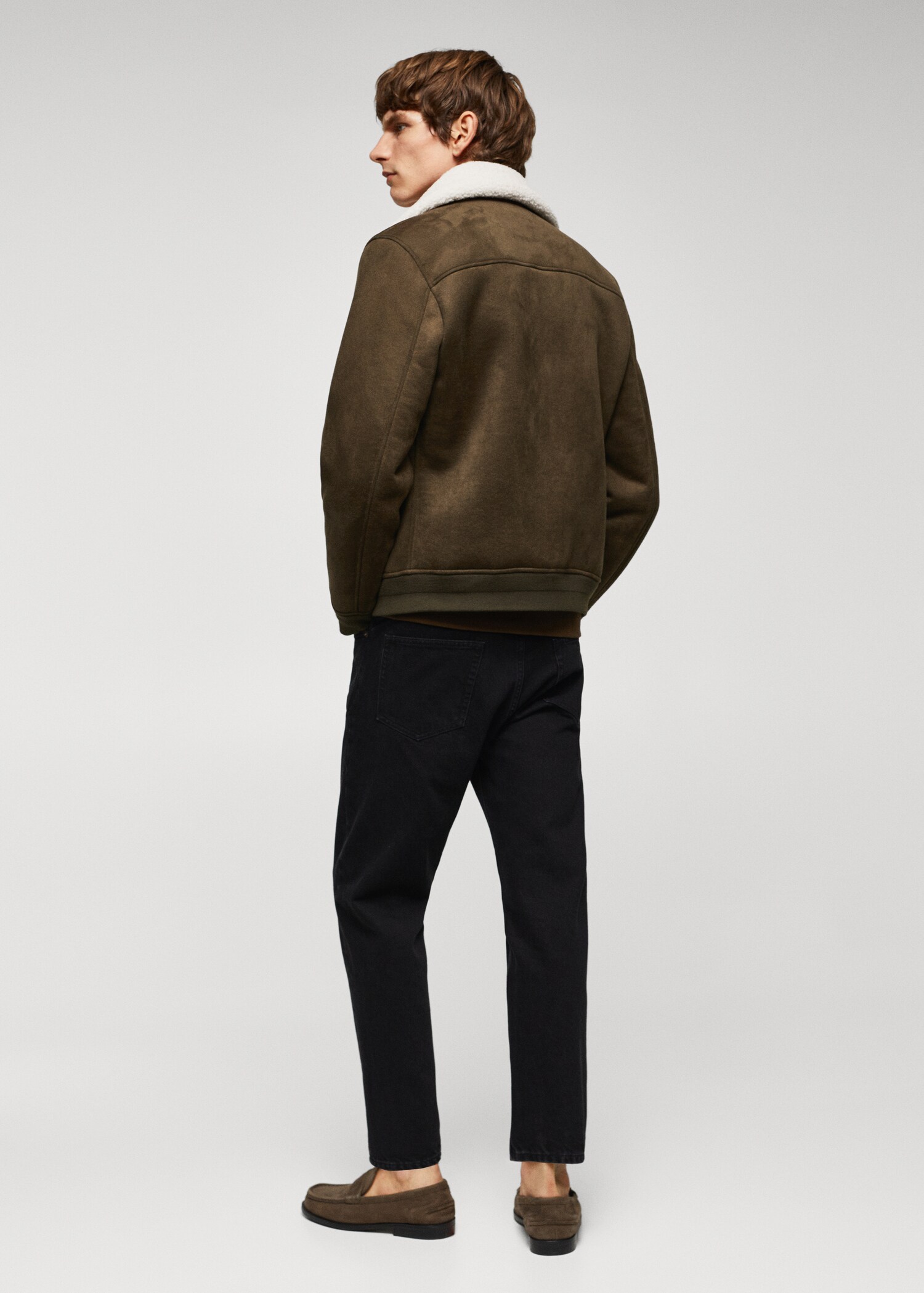 Shearling-lined jacket - Reverse of the article
