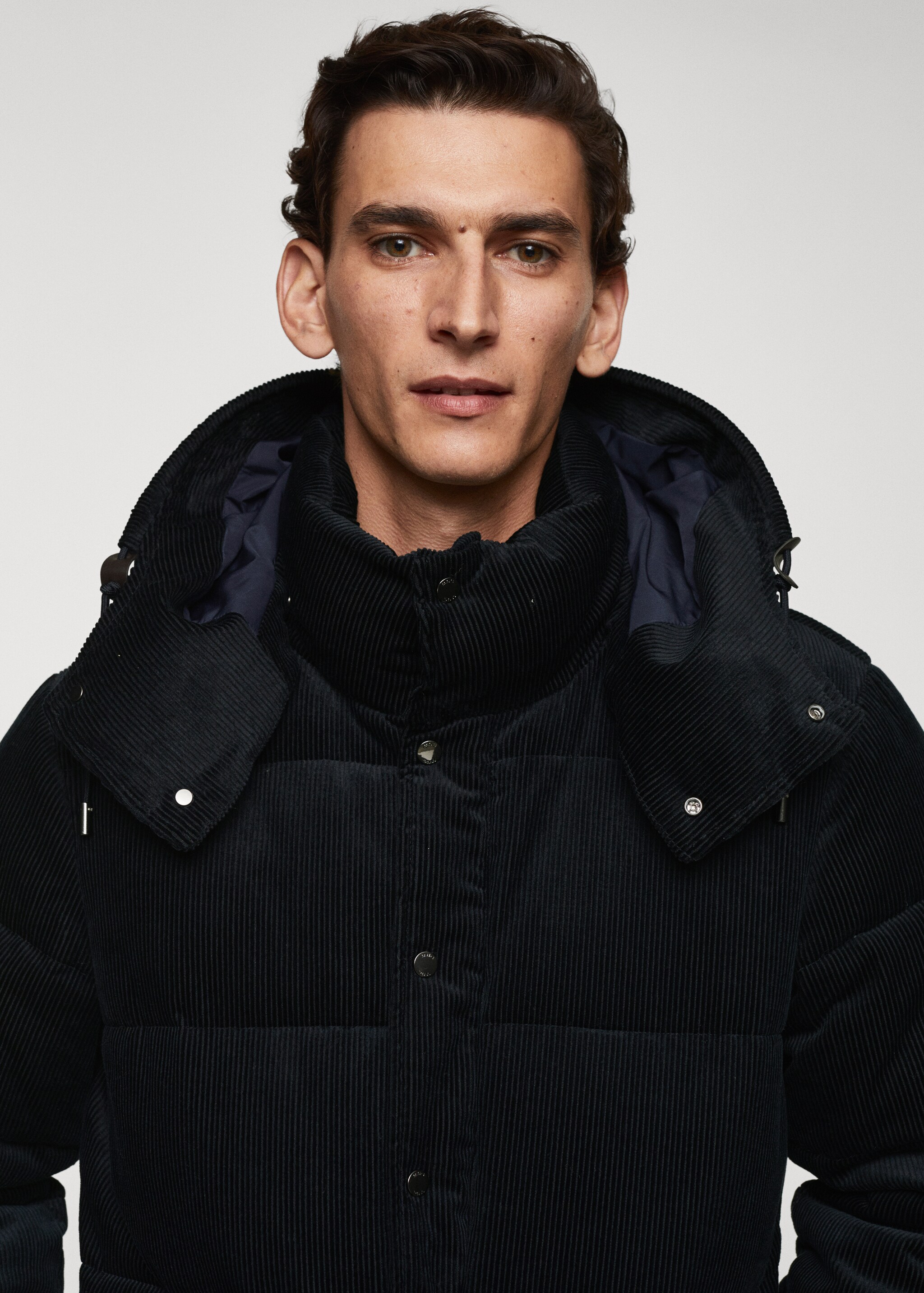 Corduroy thermoregulating anorak - Details of the article 1