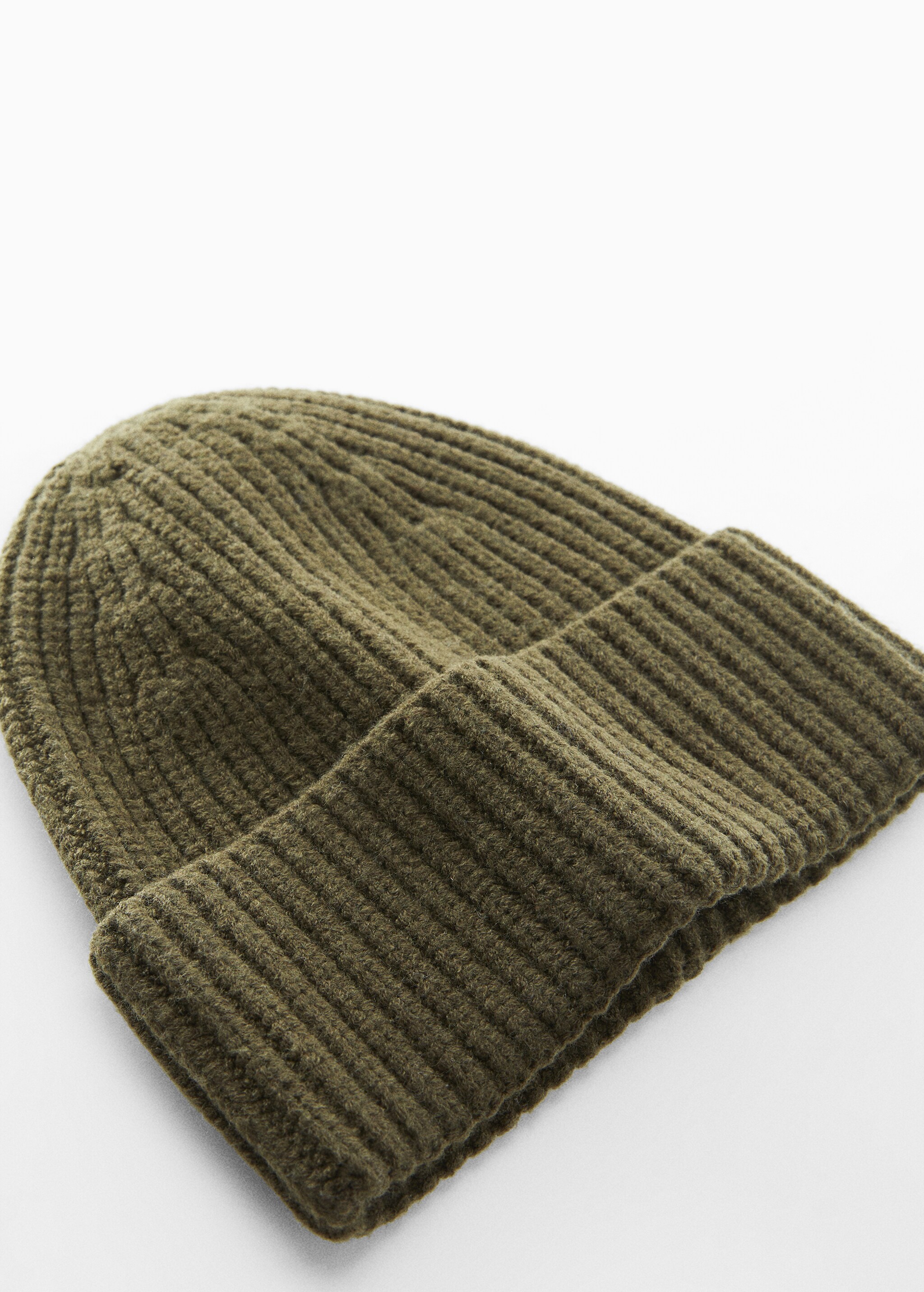 Knitted wool-blend cap - Medium plane