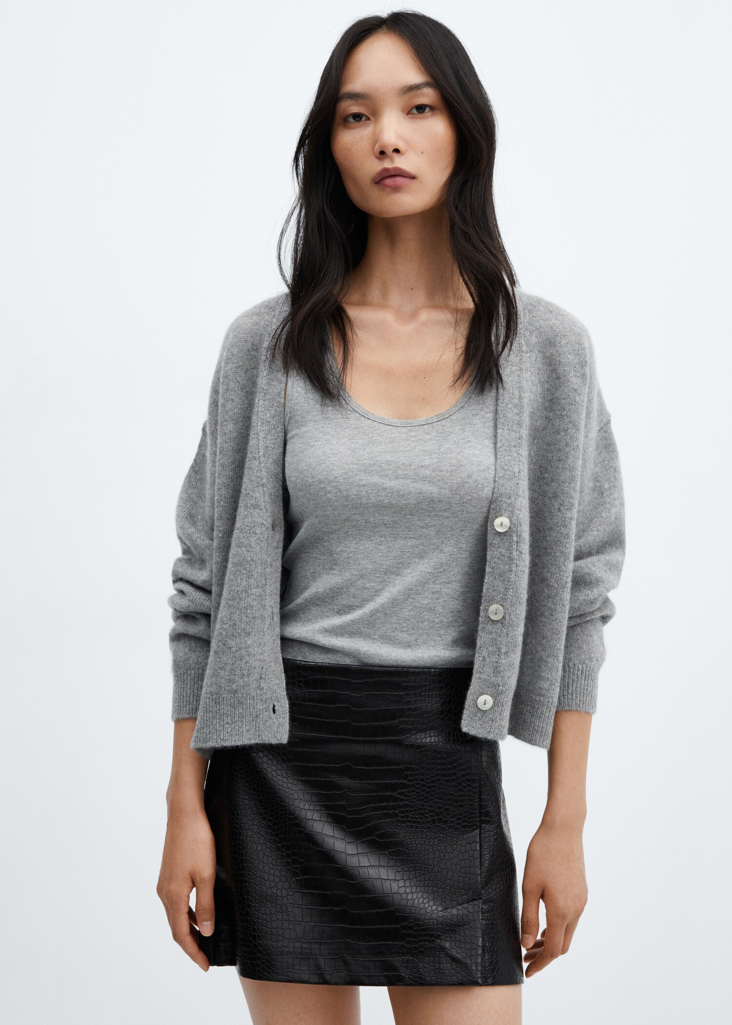 Coco-effect mini-skirt - Medium plane