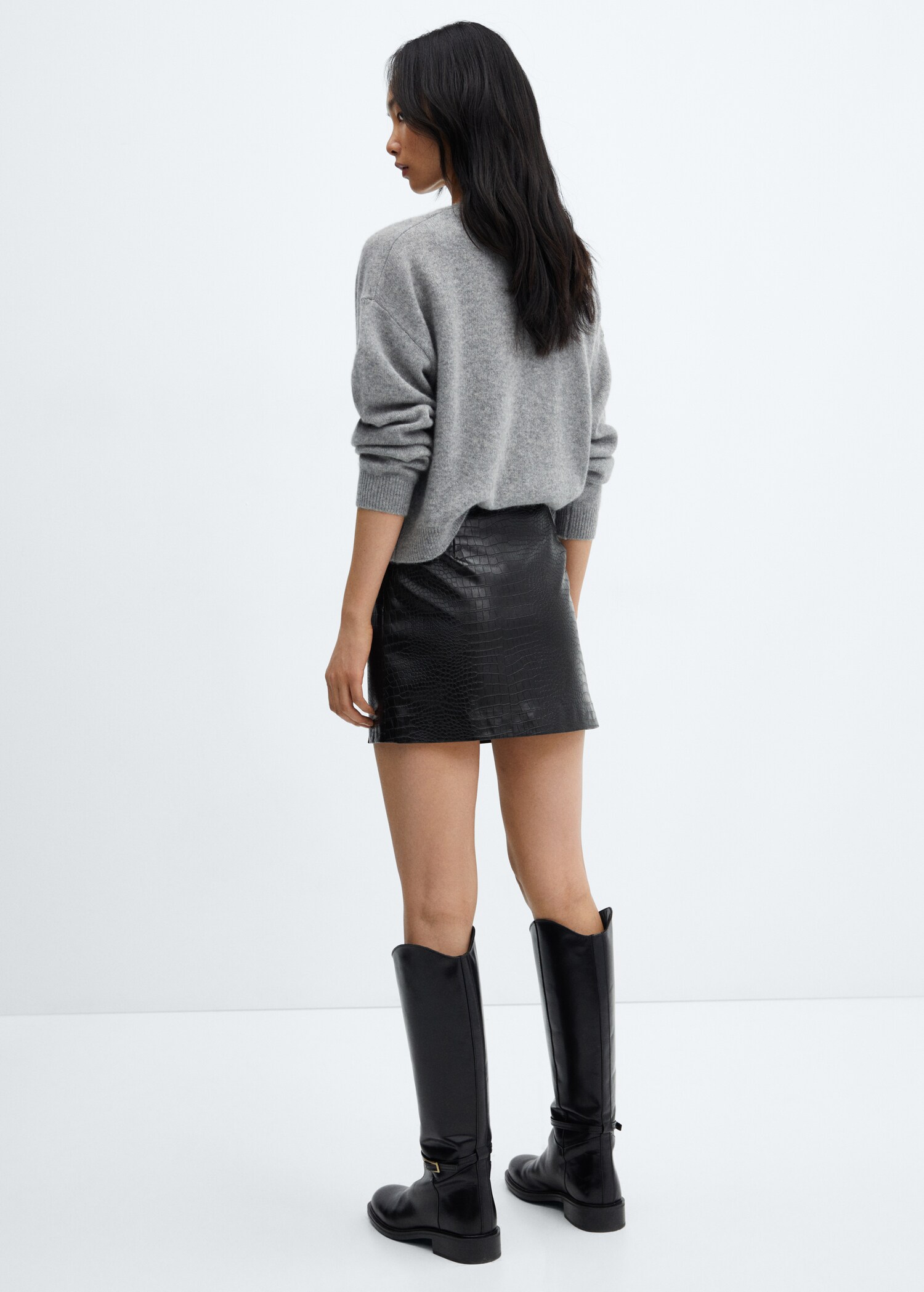 Coco-effect mini-skirt - Reverse of the article