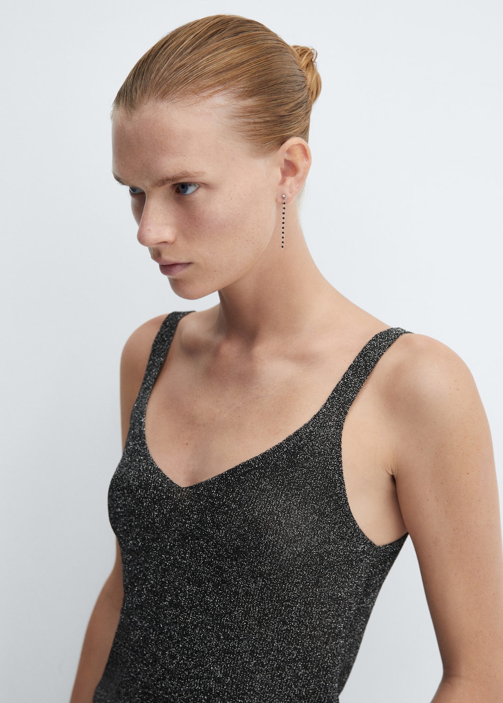 Lurex knitted top - Women | MANGO Montenegro