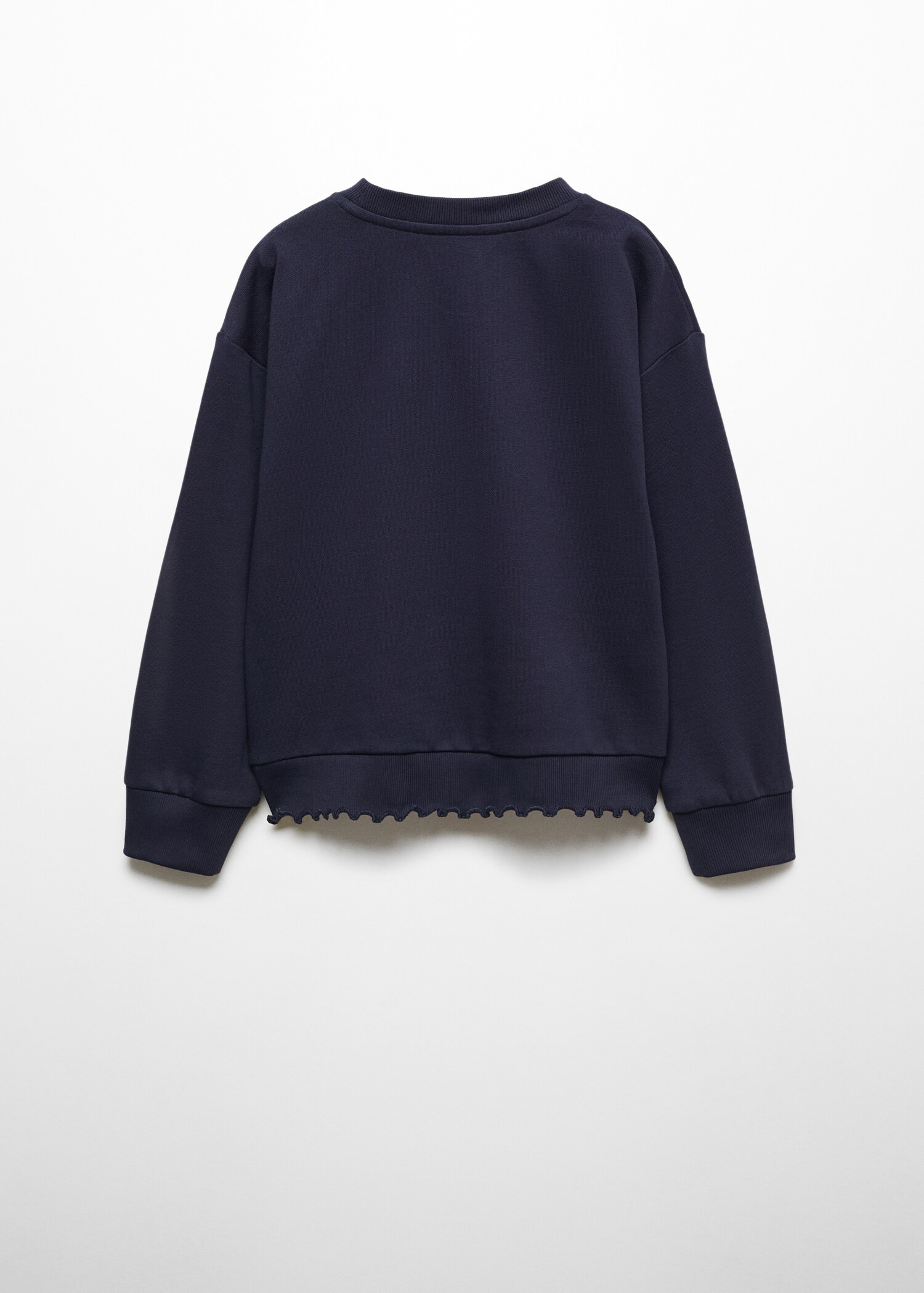 Sudadera mensaje bordado - Reverso del artículo
