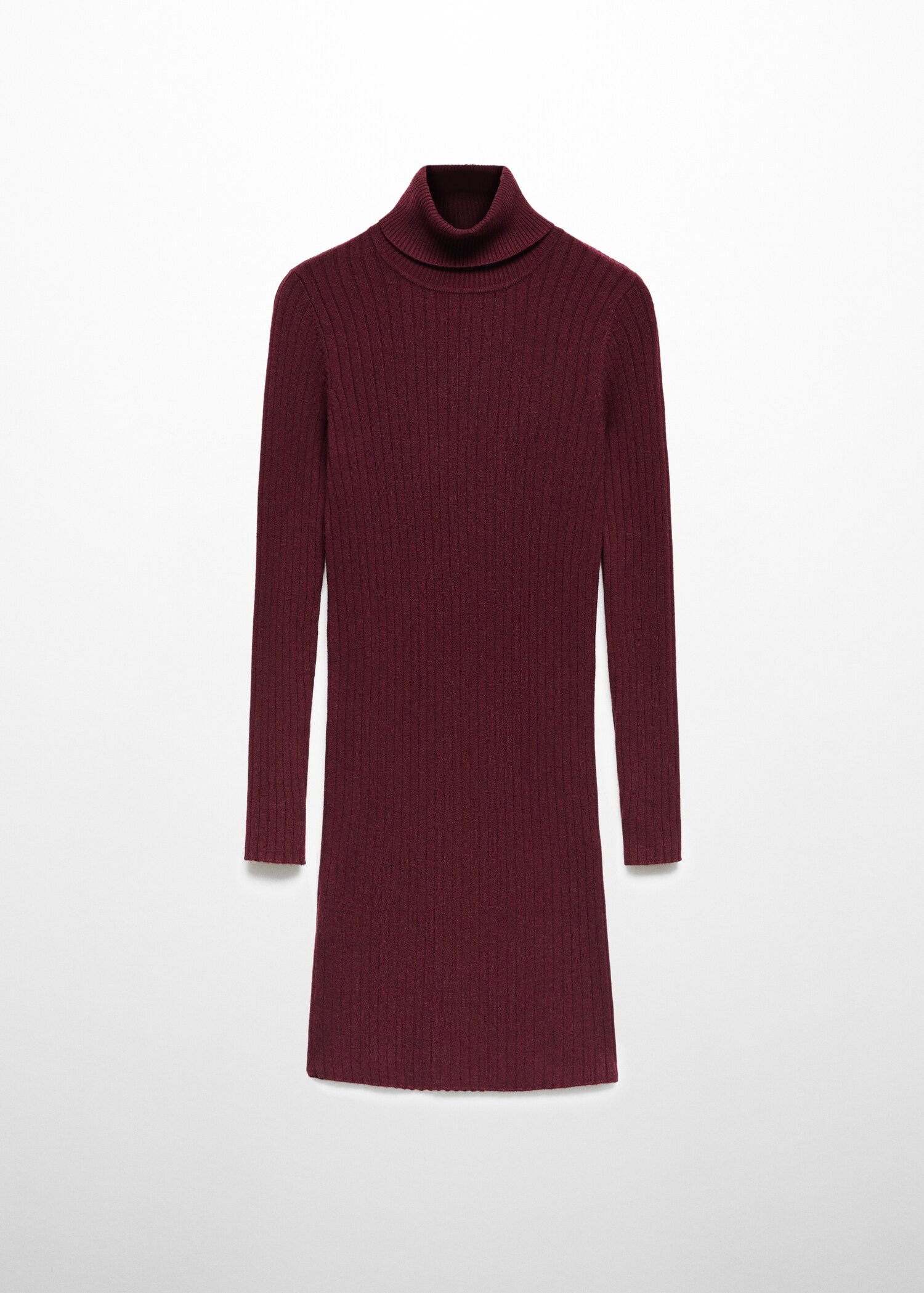 Fitted turtleneck dress - Article without model