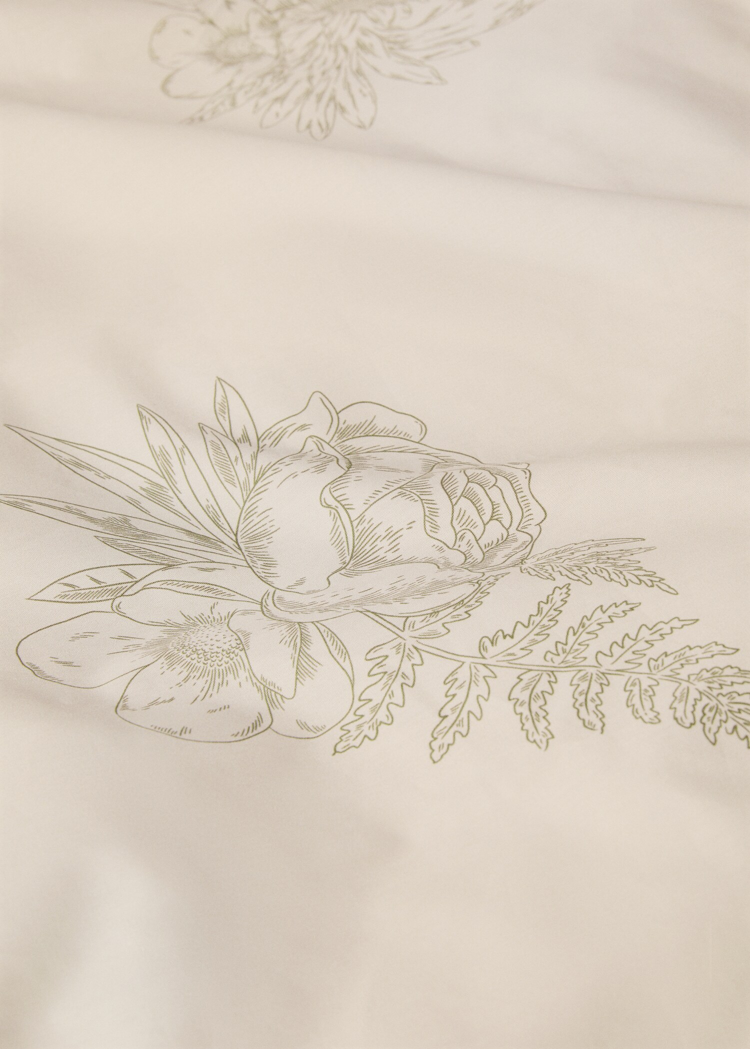 Duvet cover with floral design 150cm - Details of the article 2