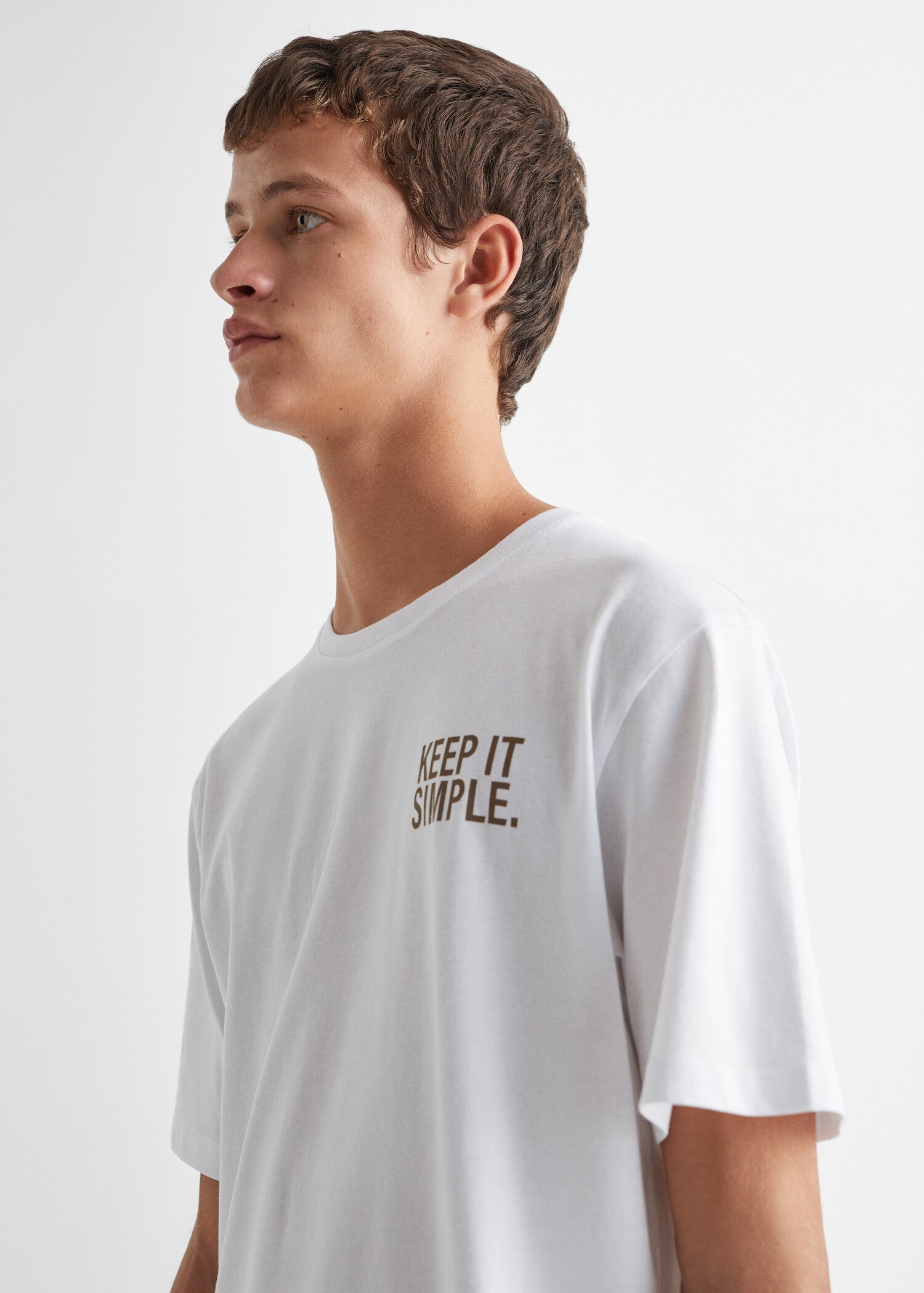 T-shirt message imprimé - Détail de l'article 1