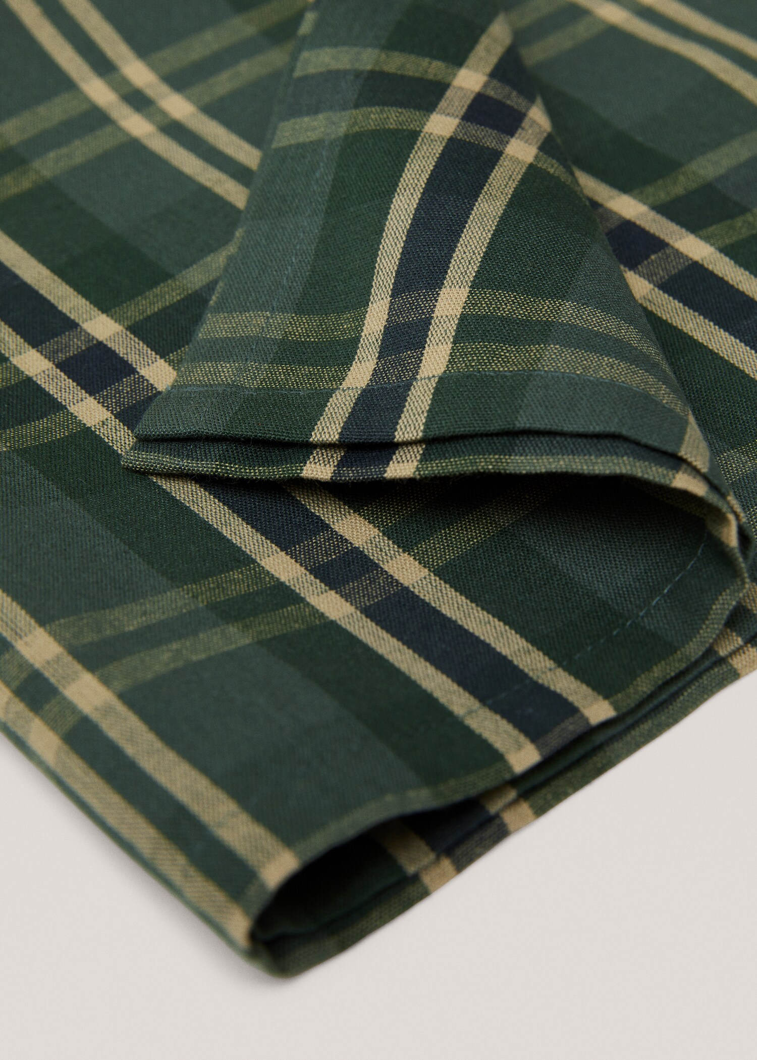 Servilleta cuadros 100% algodón 45x45cm - Detalle del artículo 2