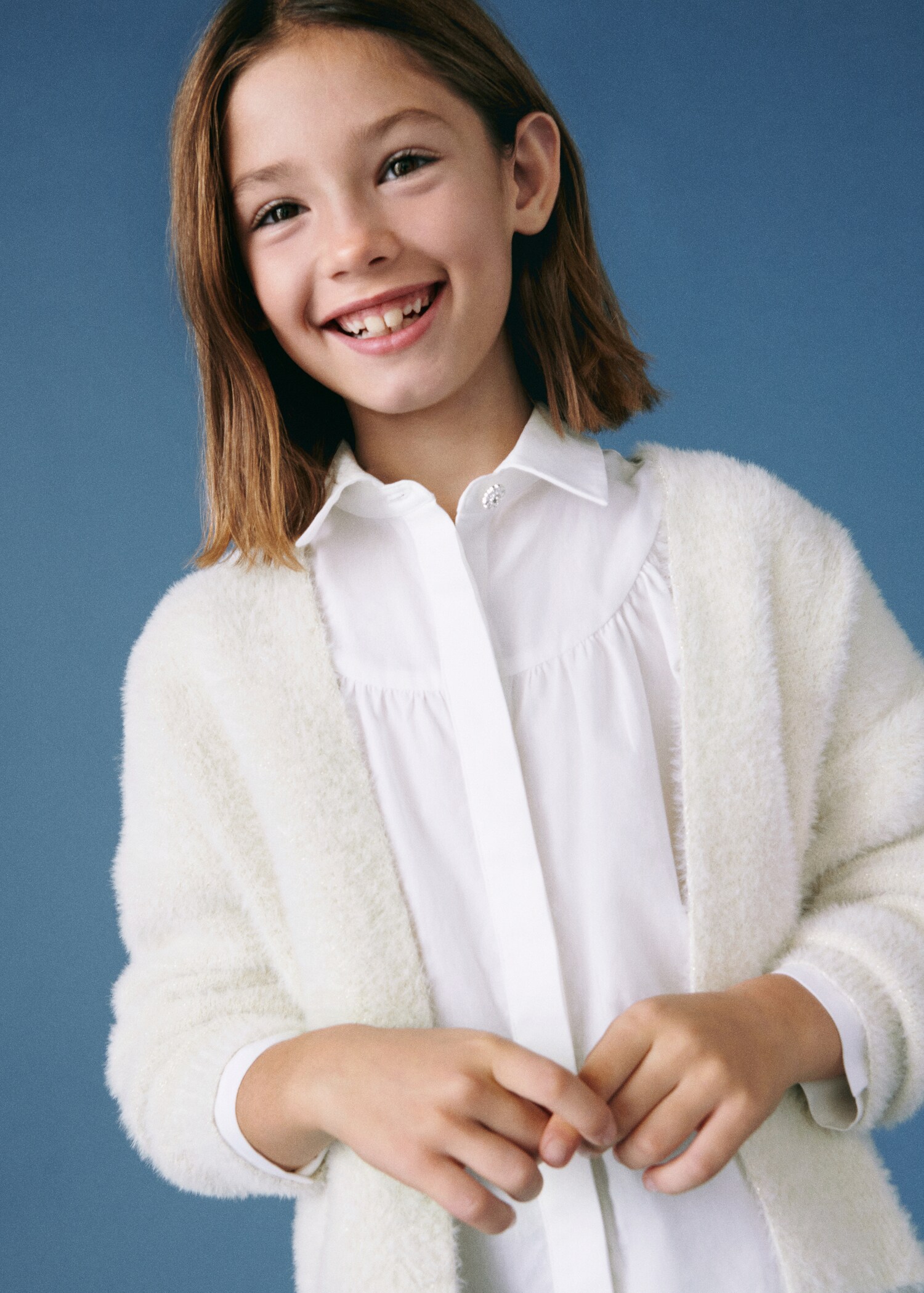 Cardigan com textura e efeito de pelo - Pormenor do artigo 6