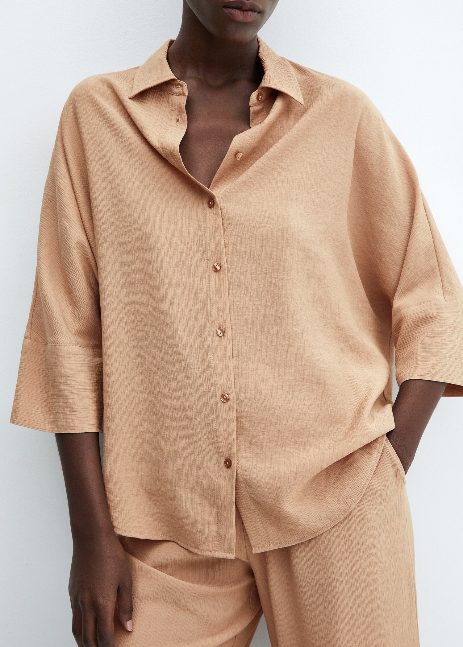 Oversize flowy shirt - Details of the article 2