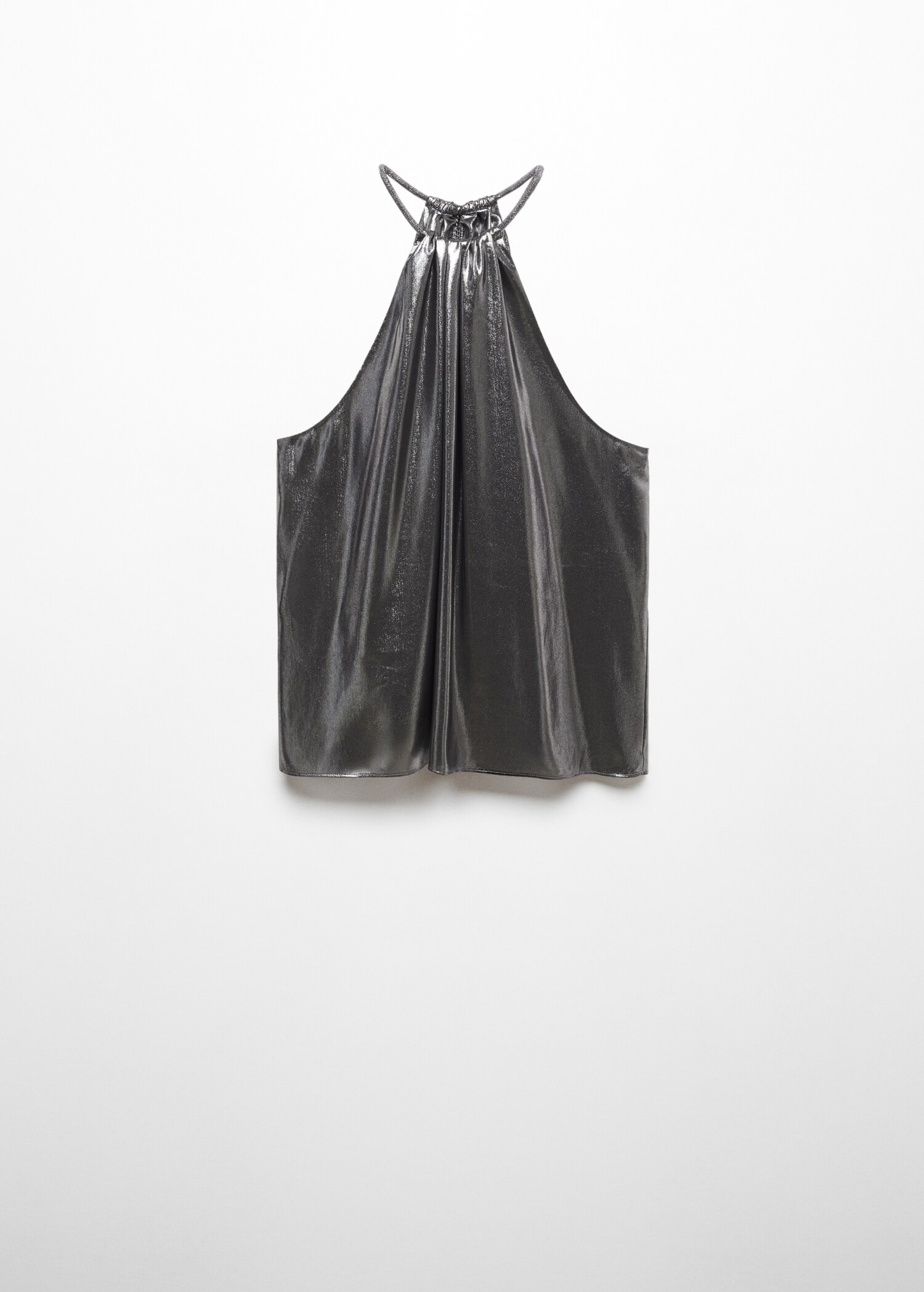 Top metalizado cuello rígido - Artículo sin modelo