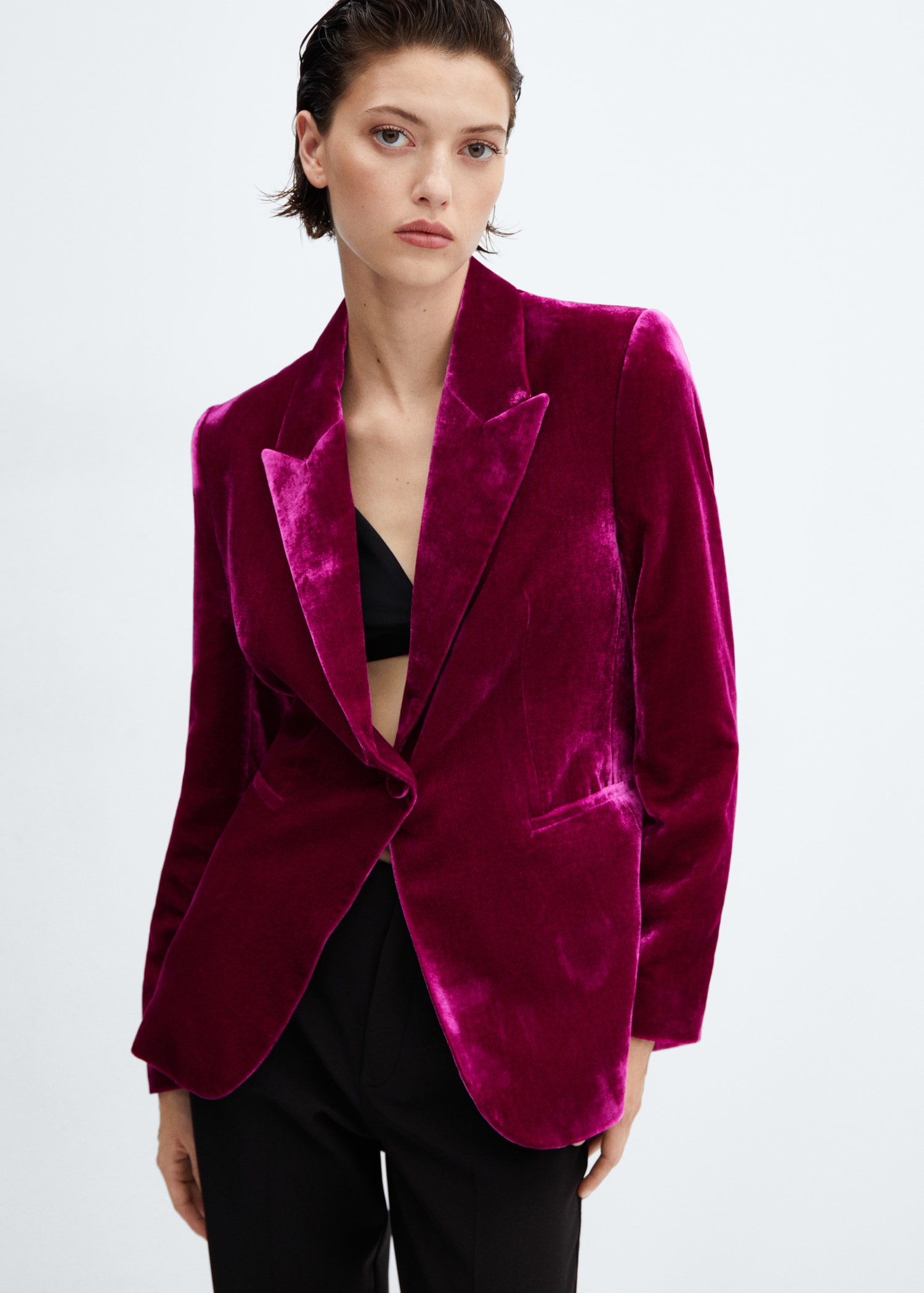 Velvet structured blazer1