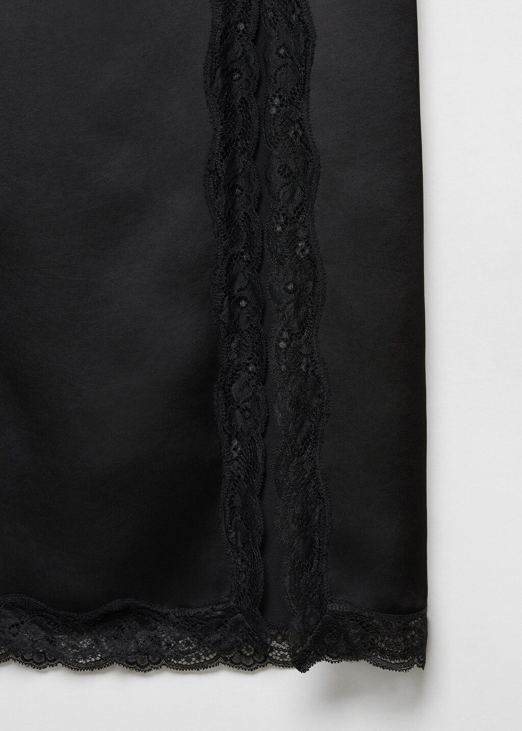 Satin lace skirt | MANGO Kosovo