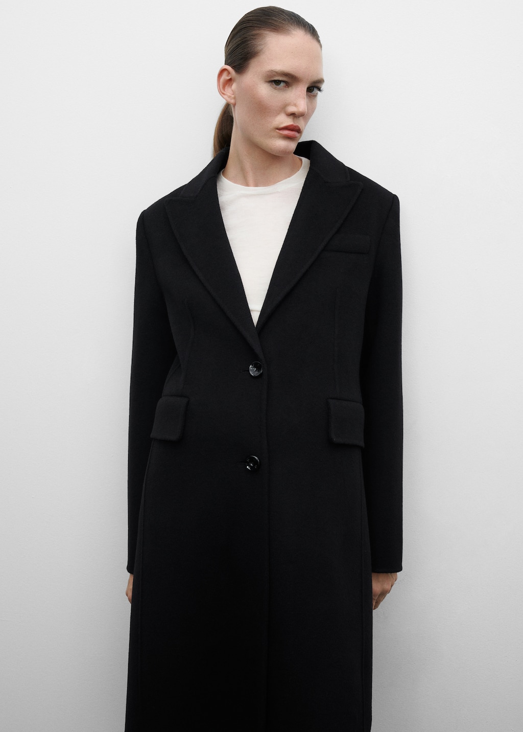Structured cashmere wool coat Structured cashmere wool coat