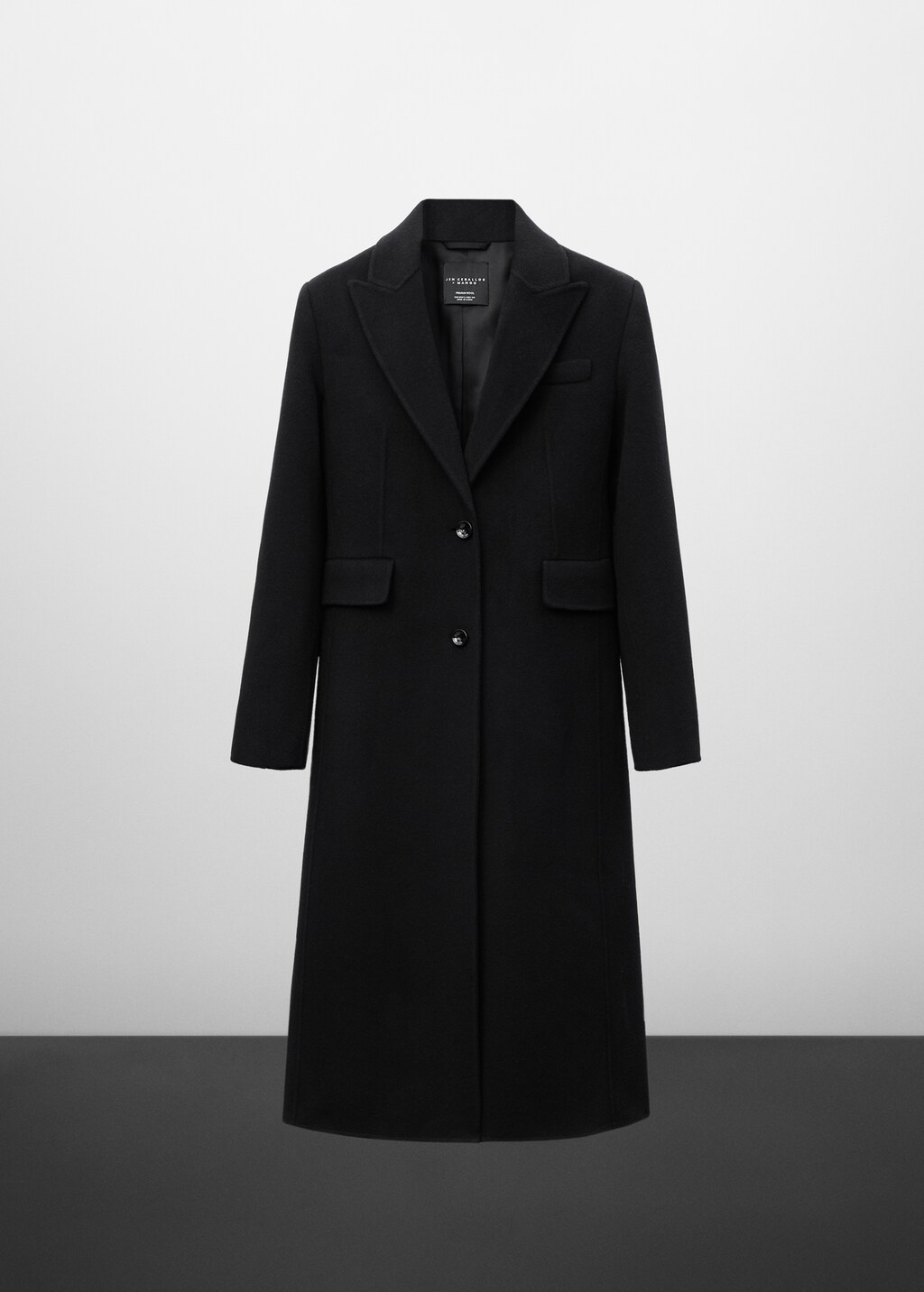 コート BLACK WOOL COAT Weekend Max Mara - Ponera wool long coat black - The Corner