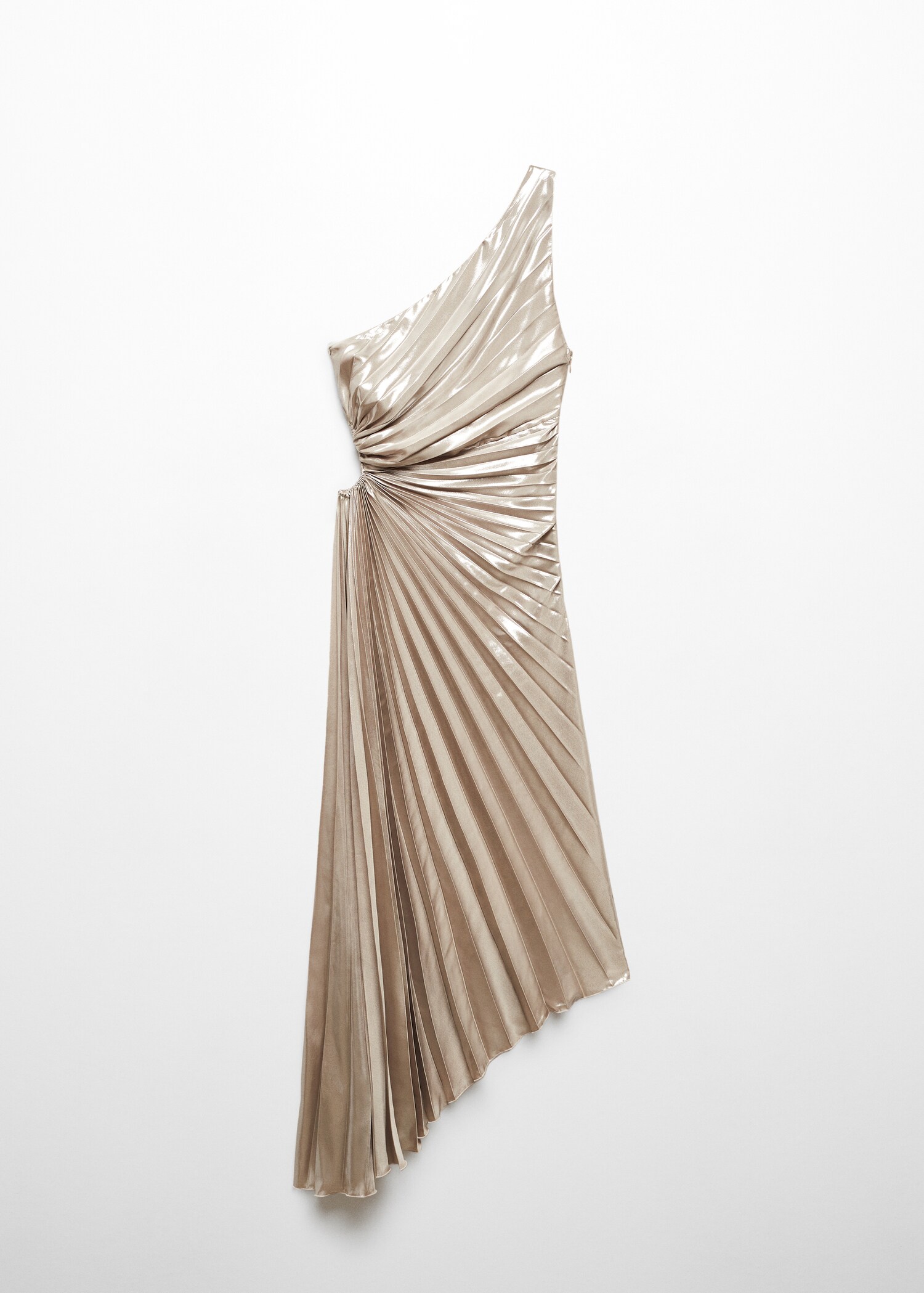  Vestido asimétrico plisado  - Artículo sin modelo