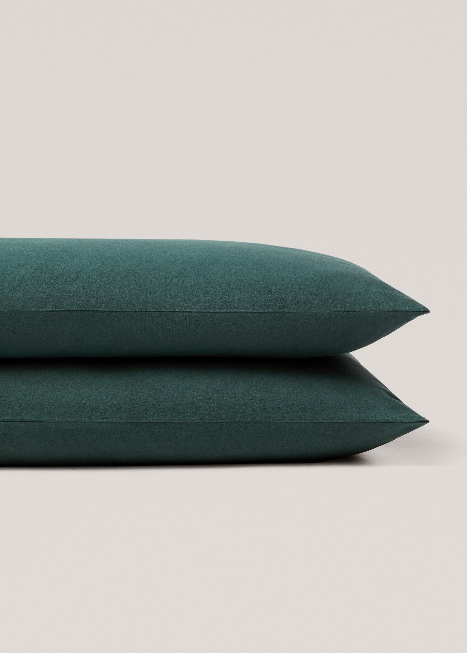 Plain flannel pillowcase 50x75cm - Details of the article 3