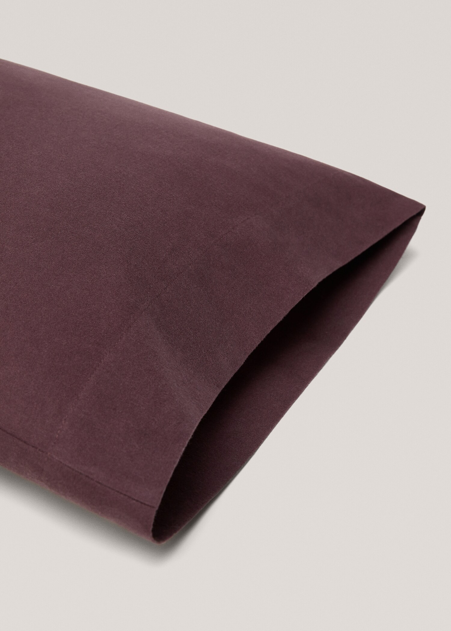 Plain flannel pillowcase 50x75cm - Details of the article 1