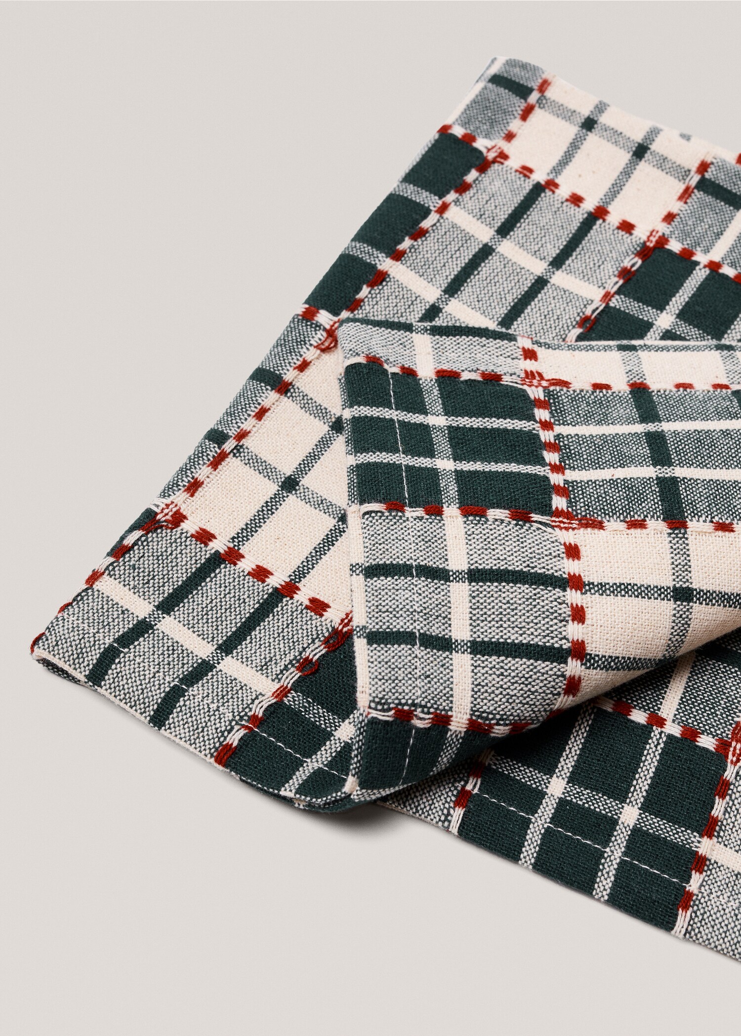 Check cotton napkin - Details of the article 1