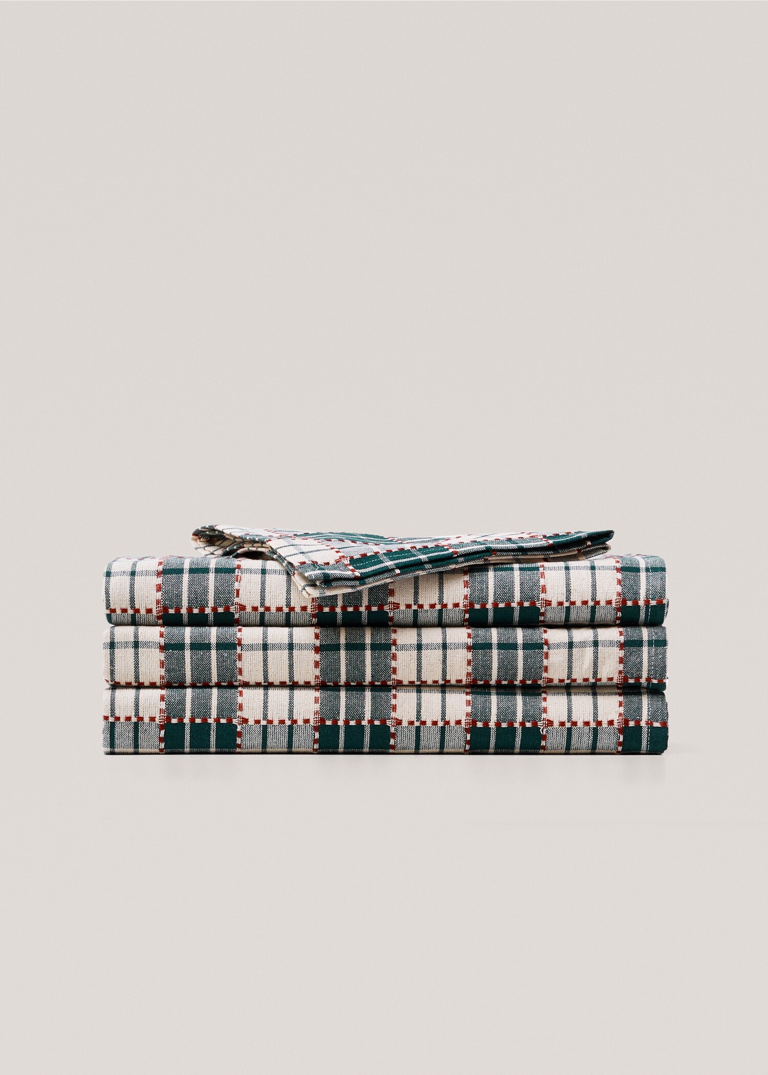 Check cotton napkin - Details of the article 3