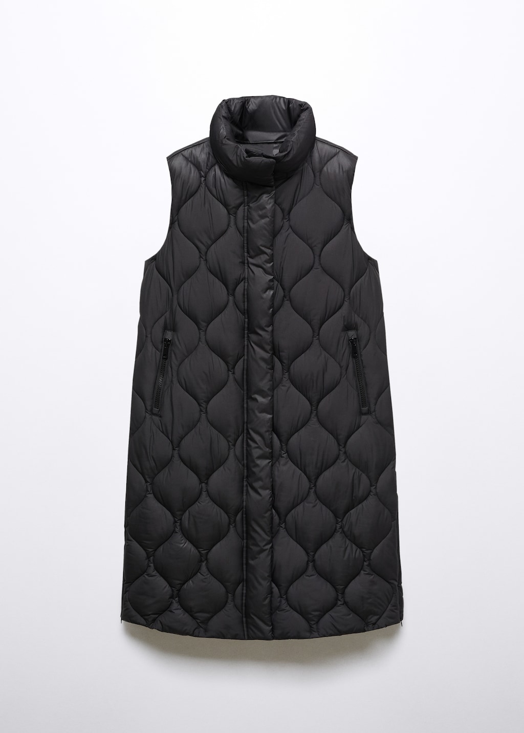 Mango gilet long hotsell
