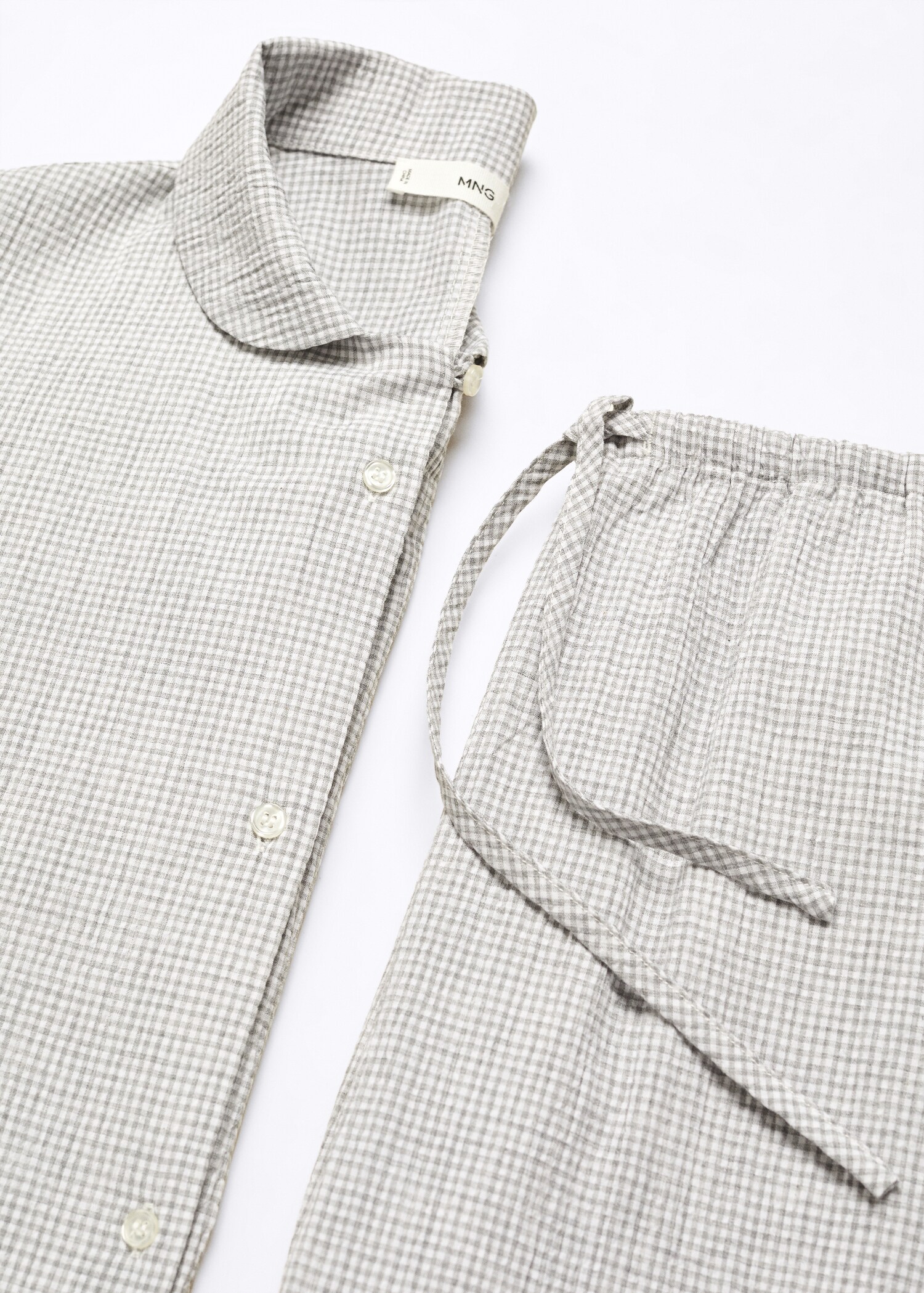 Pyjama coton vichy - Détail de l'article 8