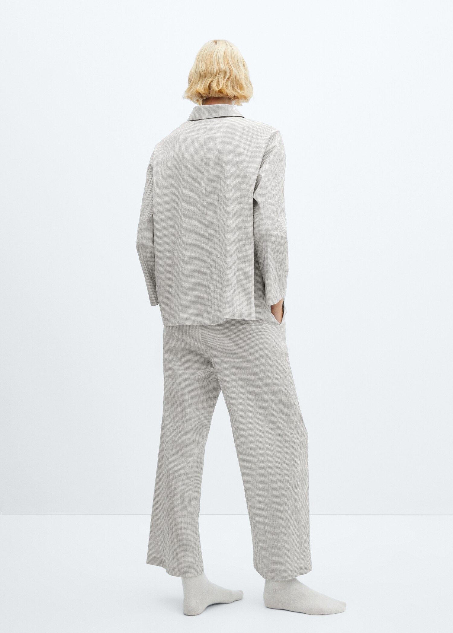 Pyjama coton vichy - Verso de l’article
