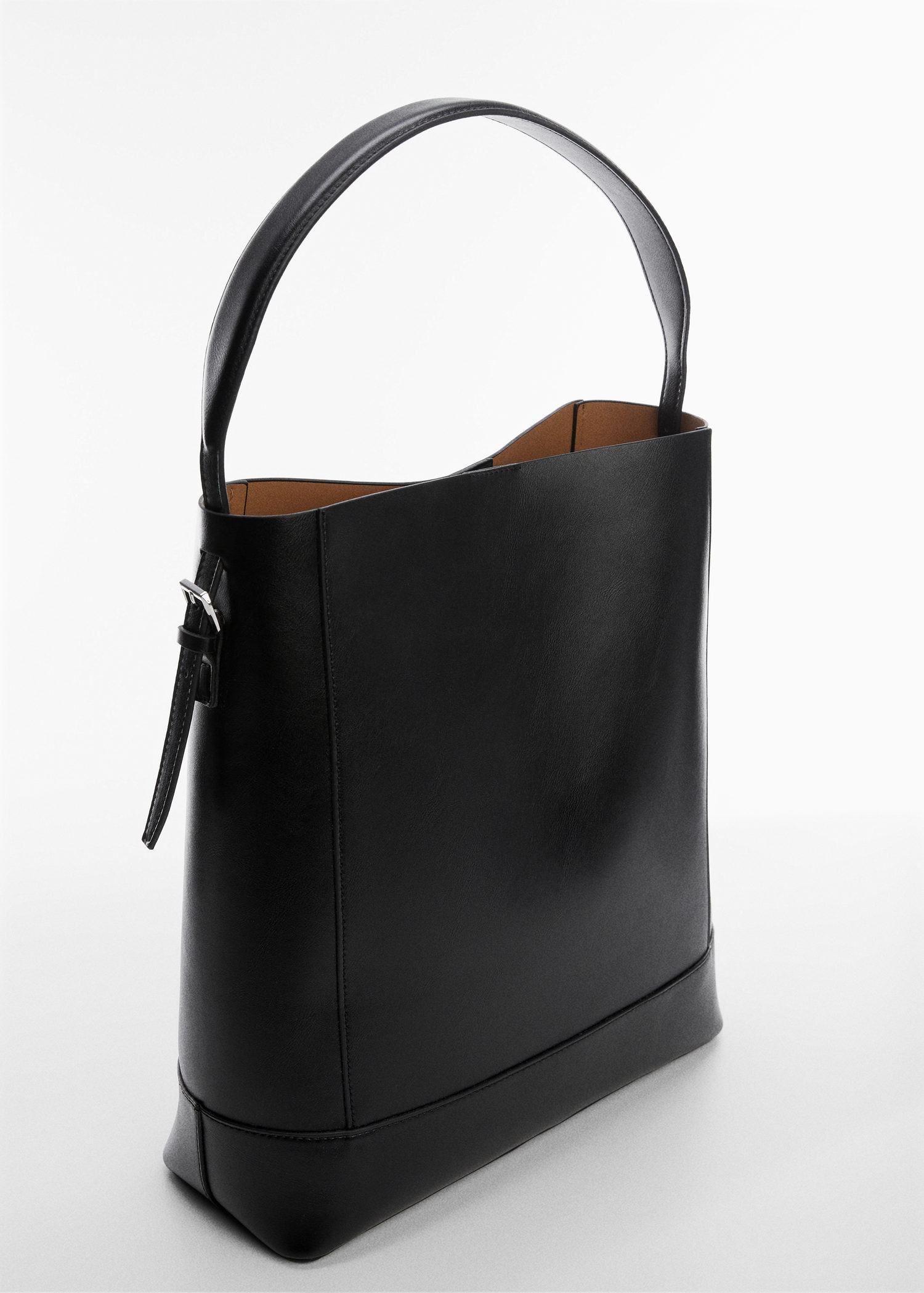 Short handle shopper bag | MANGO