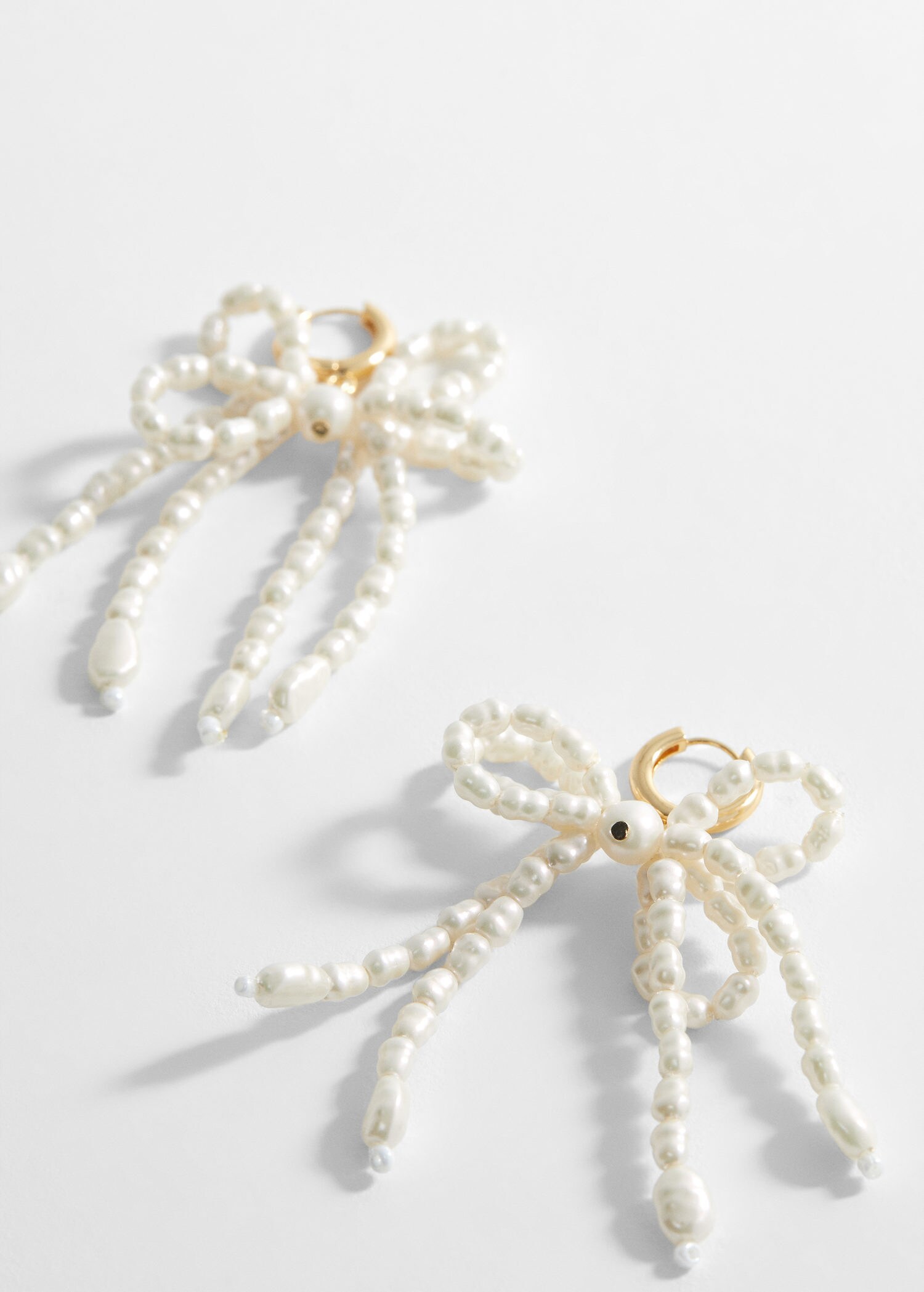 Luxury Imitation Pearl Bow Zirconia Pendant Earrings for Women Girls  Elegant Crystal Heart Pearl Stud Earrings Exquisite Gifts
