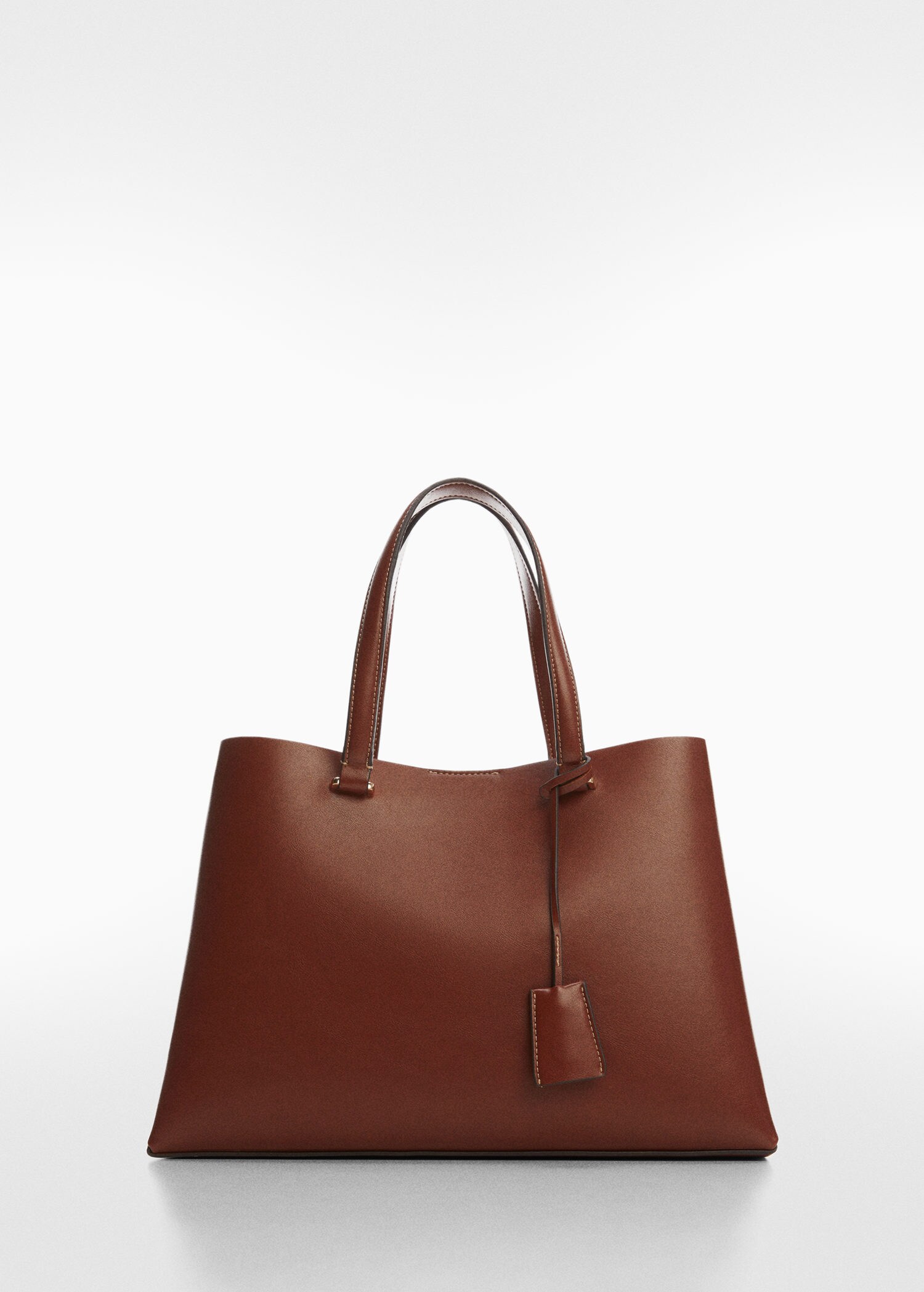Shopper bag with dual compartment | MANGO