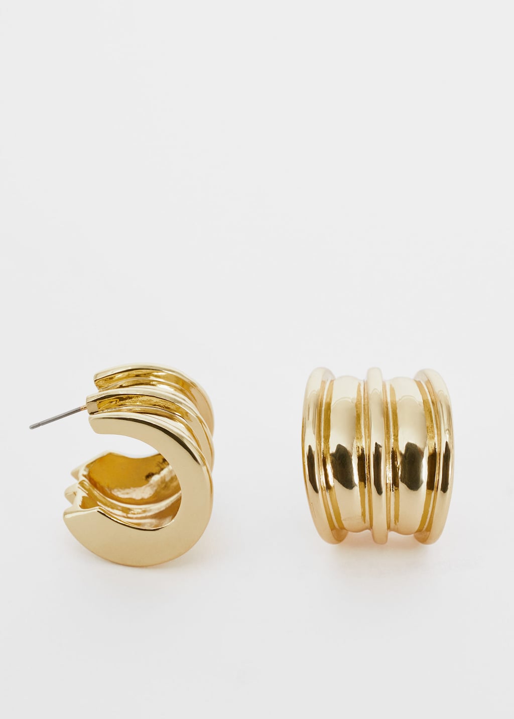 Three hoop earrings MANGO