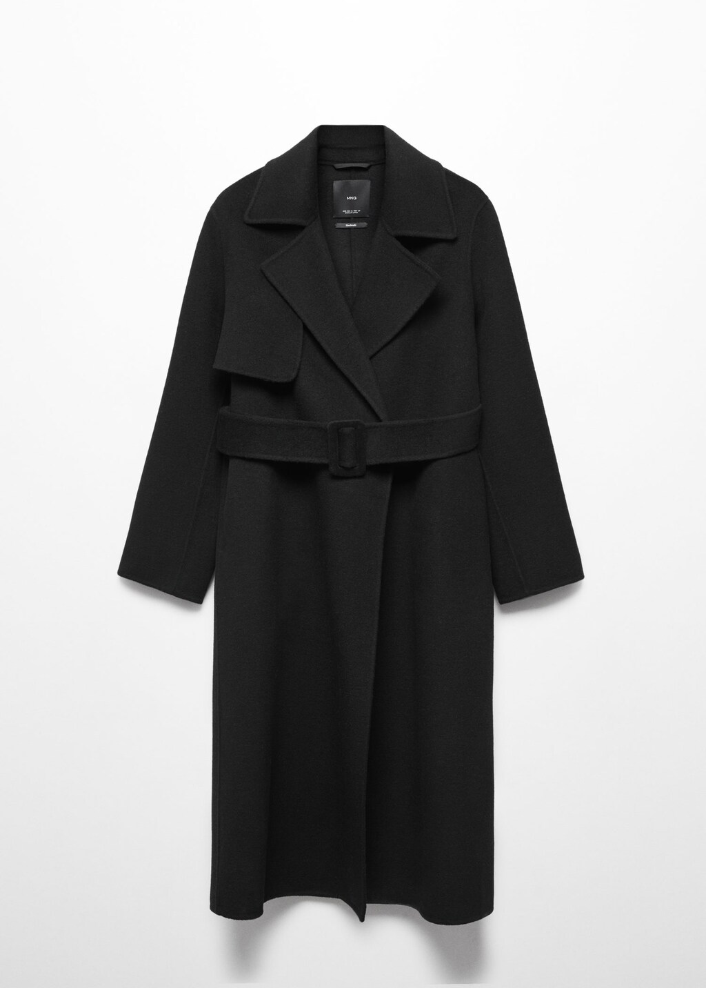 Black top wool belt