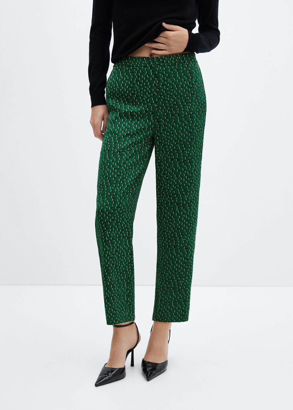 Pantalon fluide imprim MANGO