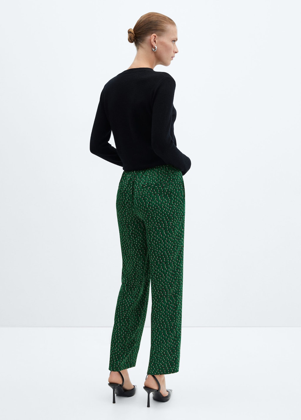 Mango pantalon fluide imprimé new arrivals