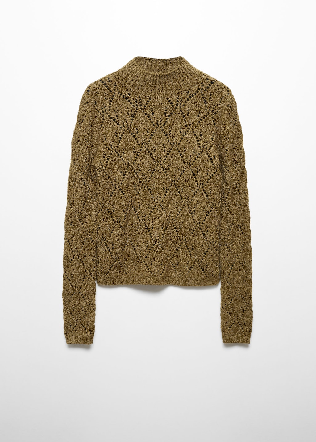 Mango open deals knit sweater