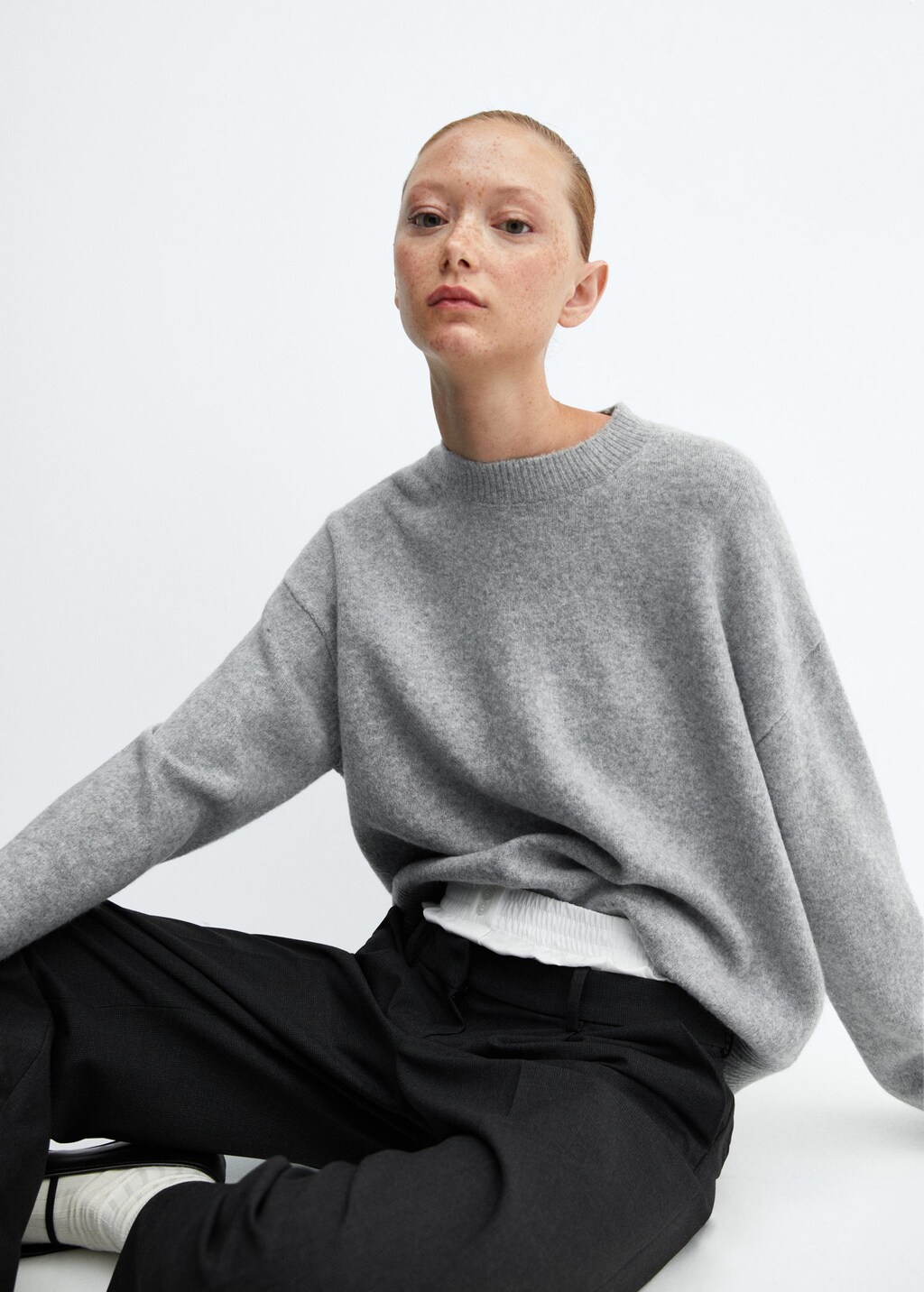 Mango grey clearance sweater