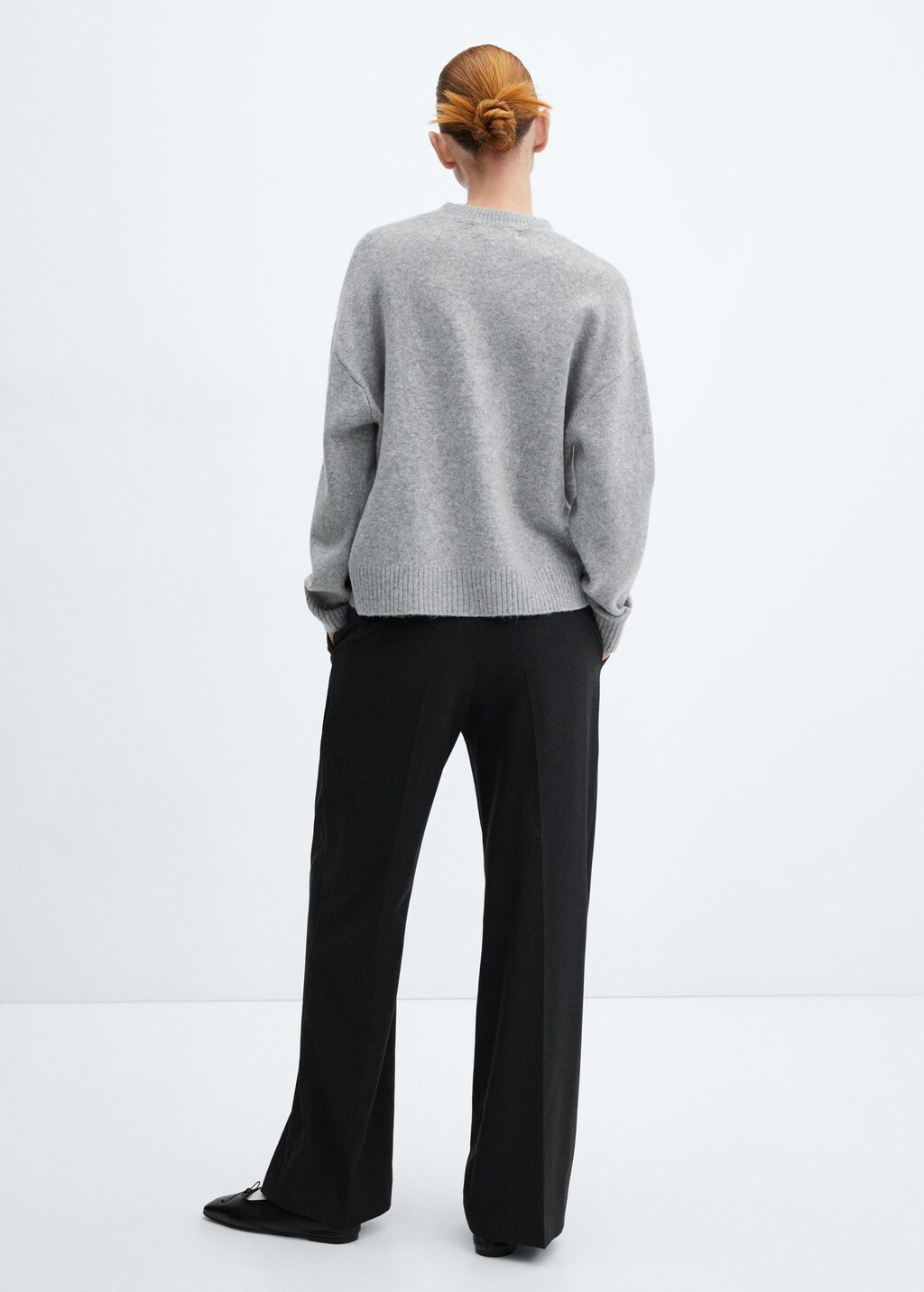 Mango hot sale grey sweater