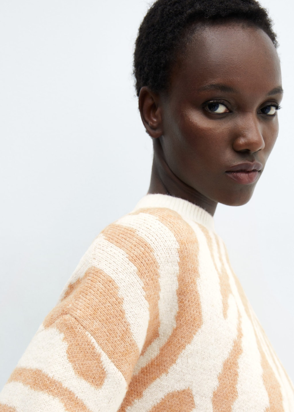 Mango leopard print clearance sweater