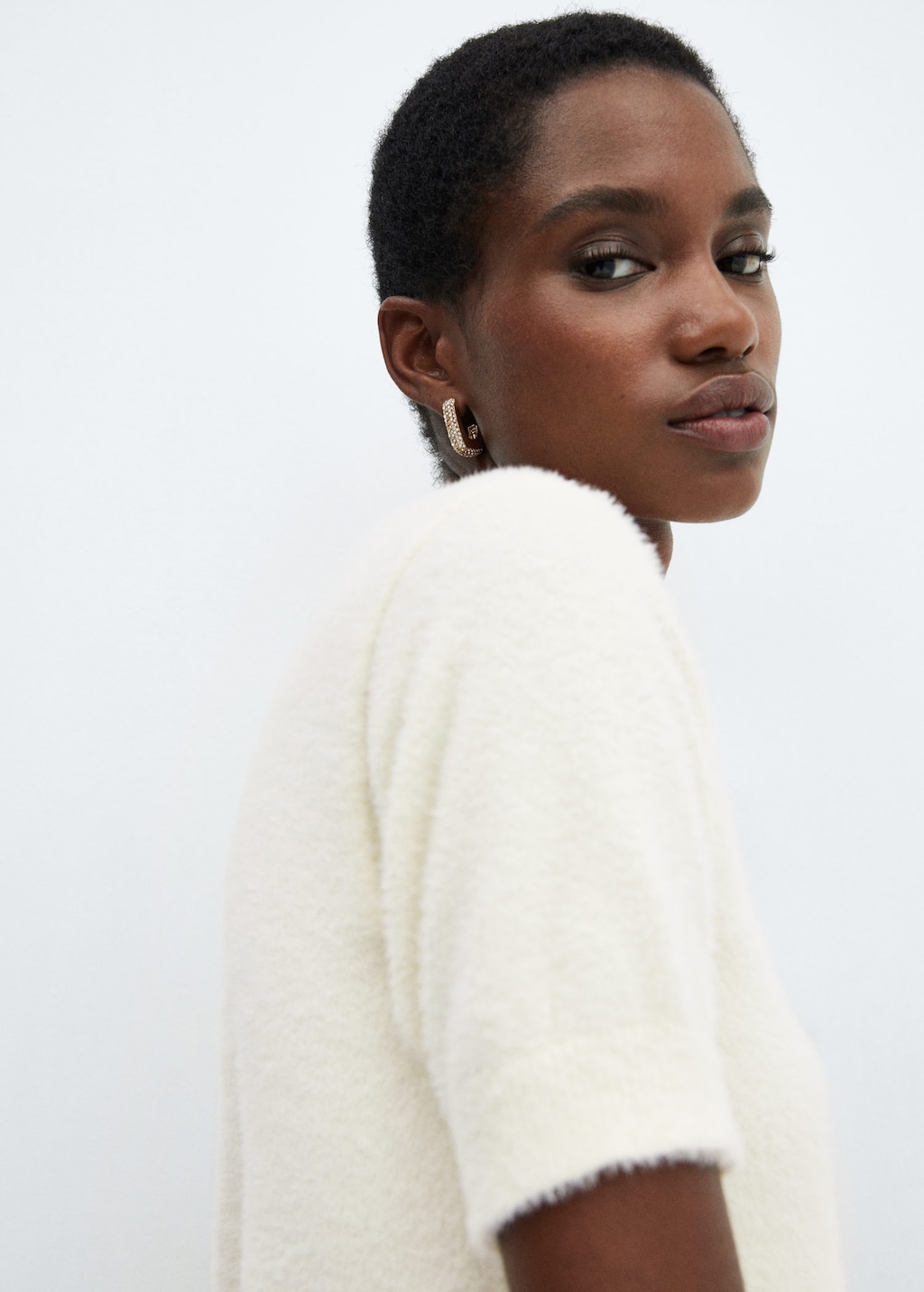 Faux 2024 fur sweater