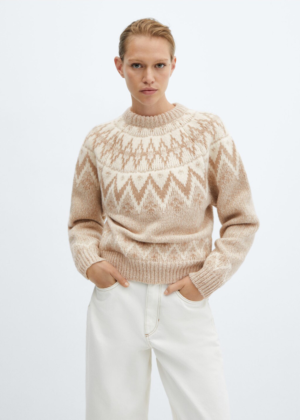 Thick crew deals neck sweater