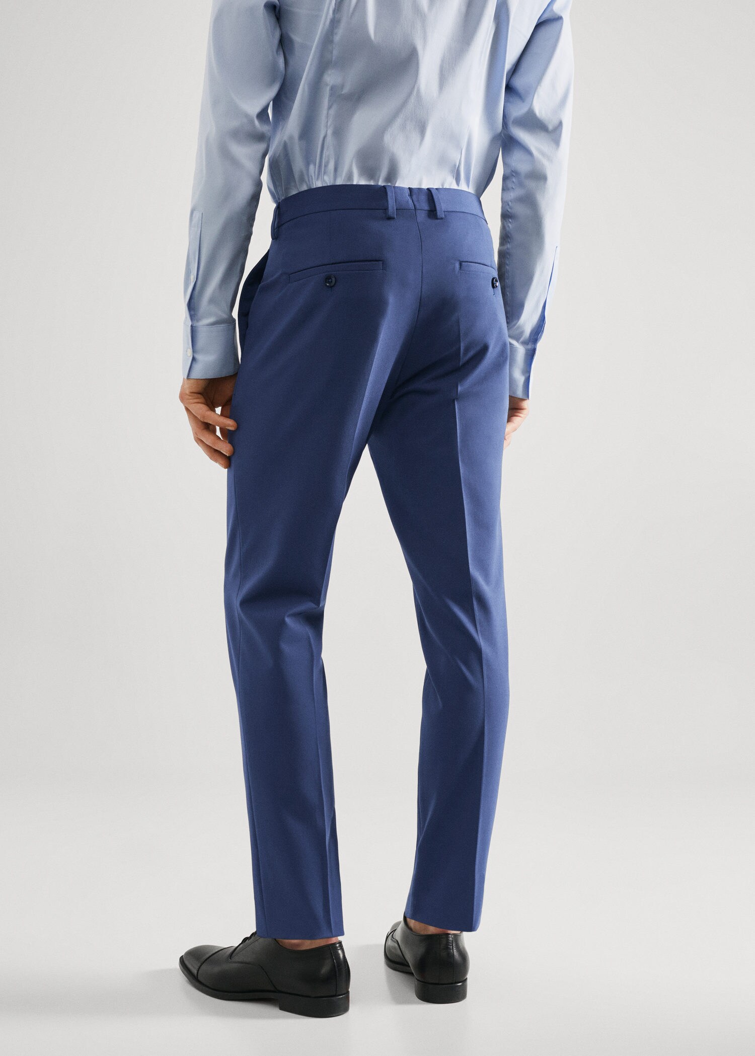 Haggar H26 Men's Premium Stretch Slim Fit Dress Pants - Midnight Blue 32x32  : Target