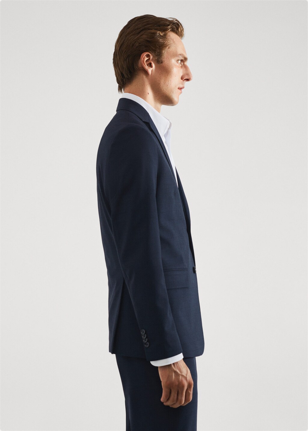 Stretch fabric slim-fit suit jacket - Man