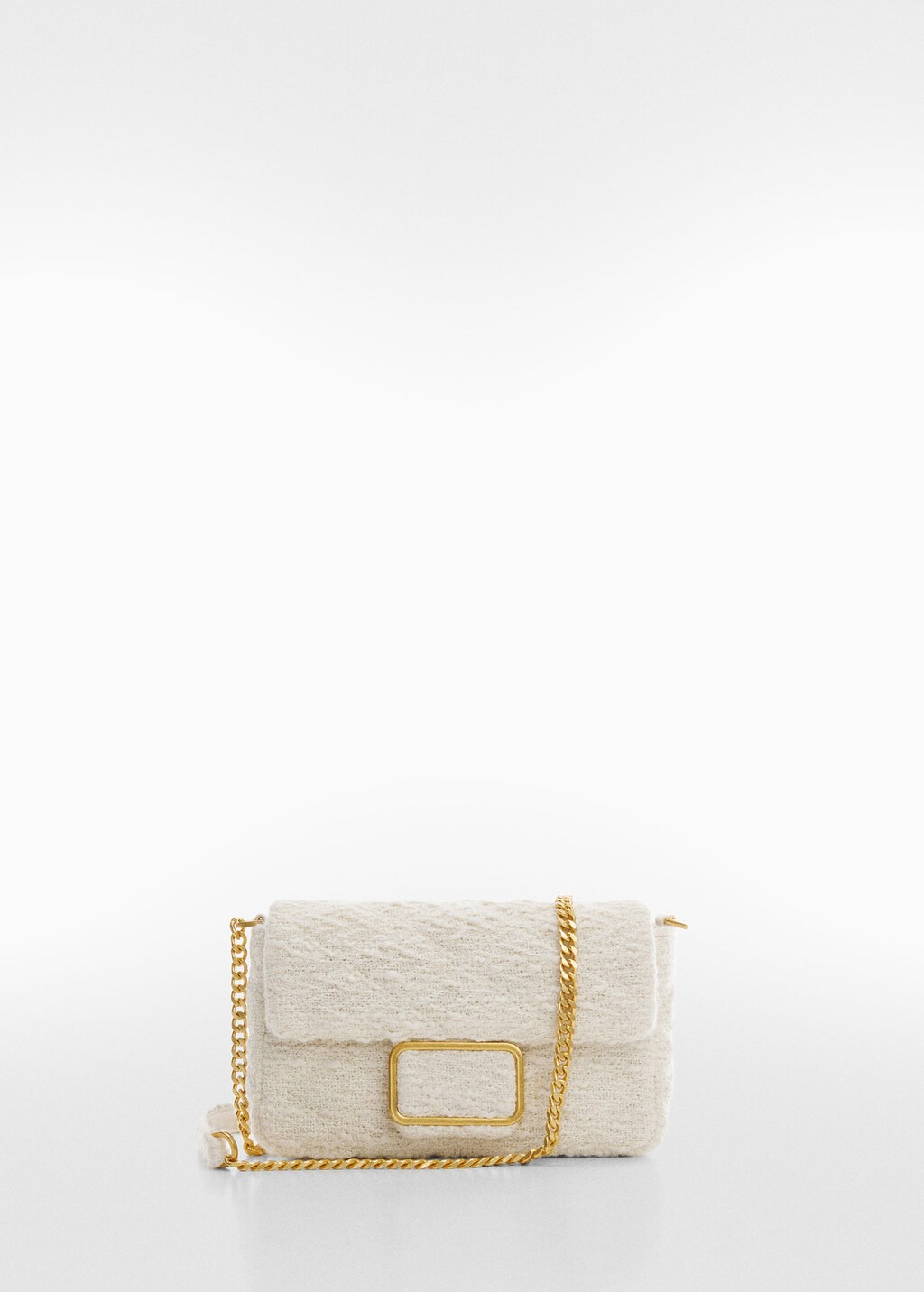 Small textured chain bag MANGO
