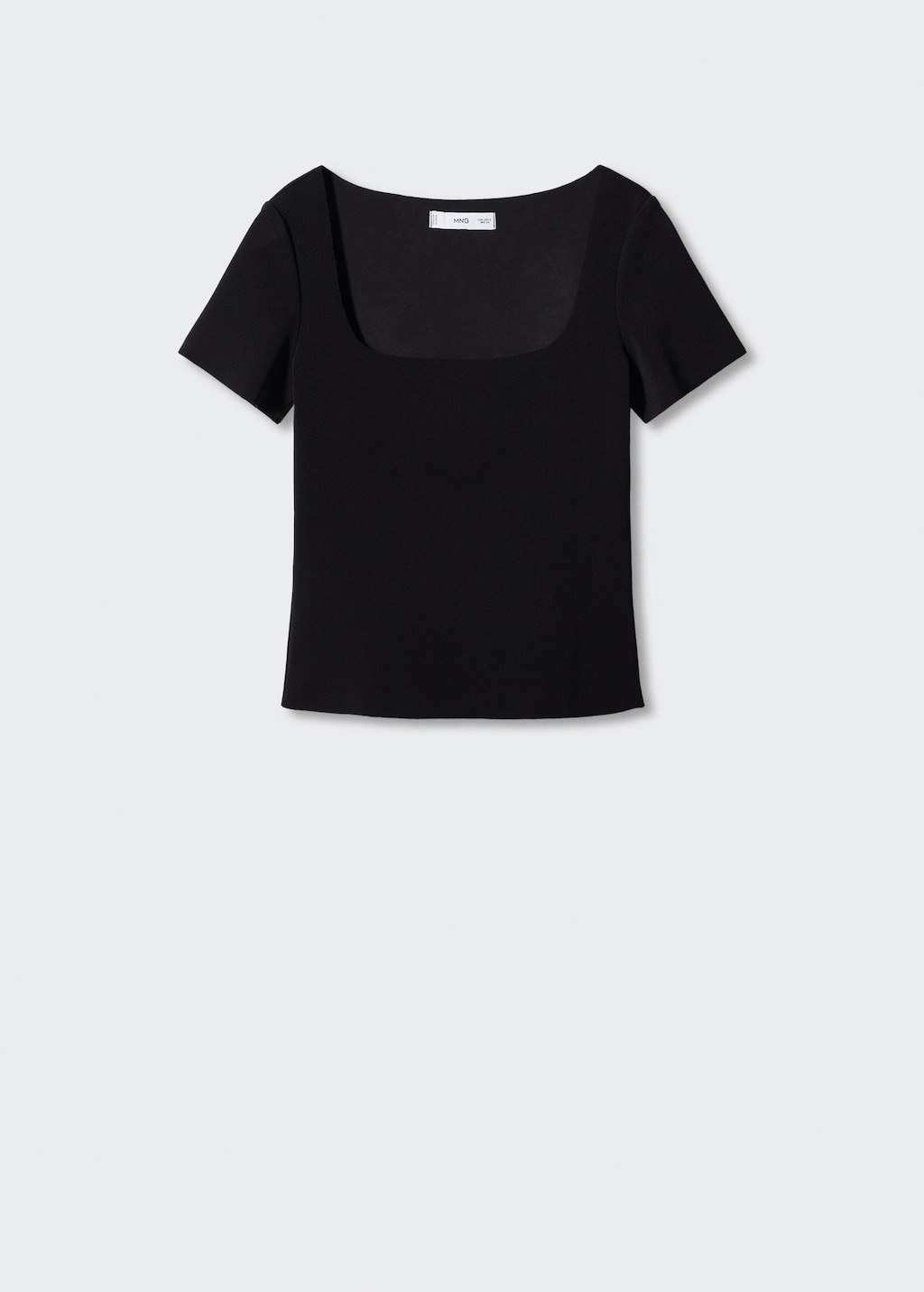 Camiseta escote cuadrado MNG
