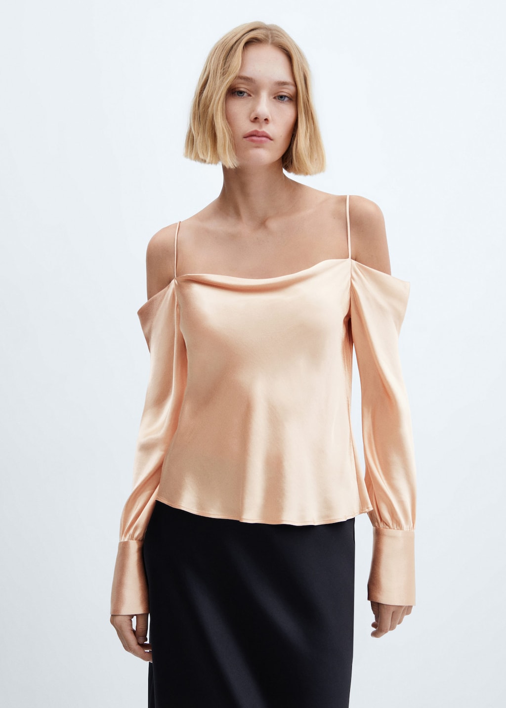 Mango 2024 satin top