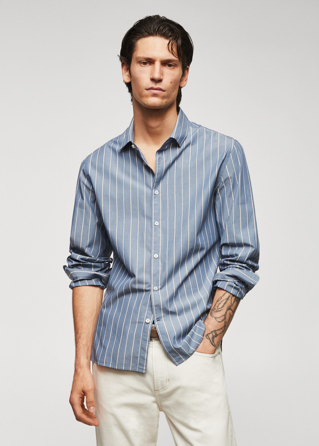 Camisas hombre best sale mango