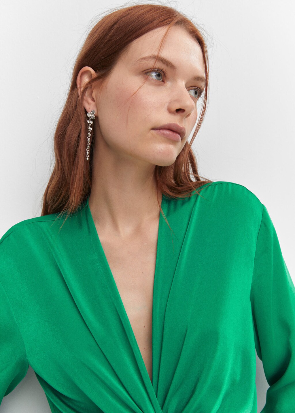 Mango top silk dress