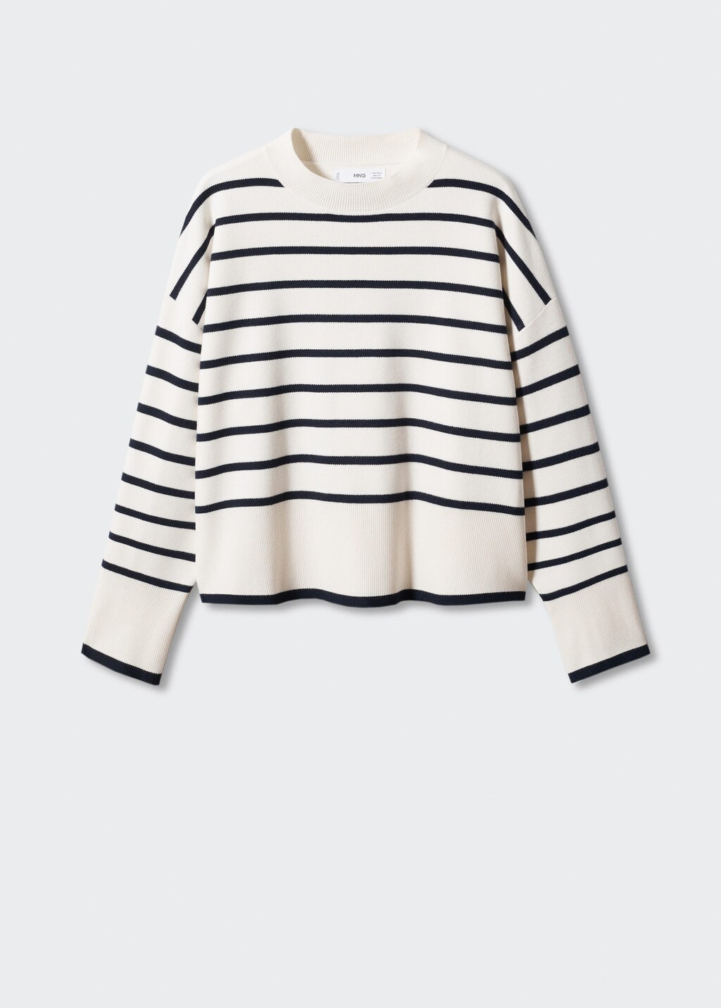 Oversized striped clearance sweater